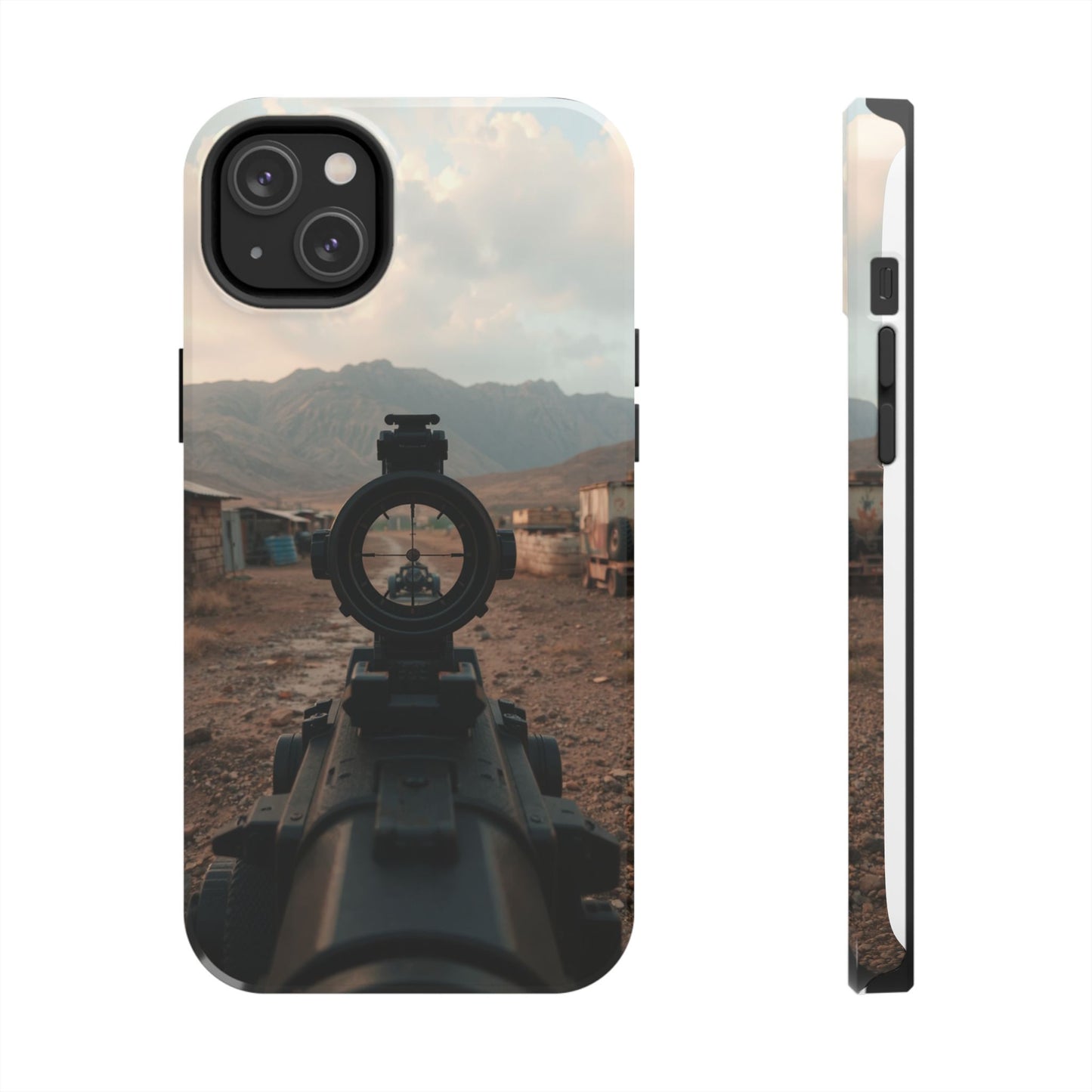 Tough Phone Case - Military Inspired Design with Sniper Scope