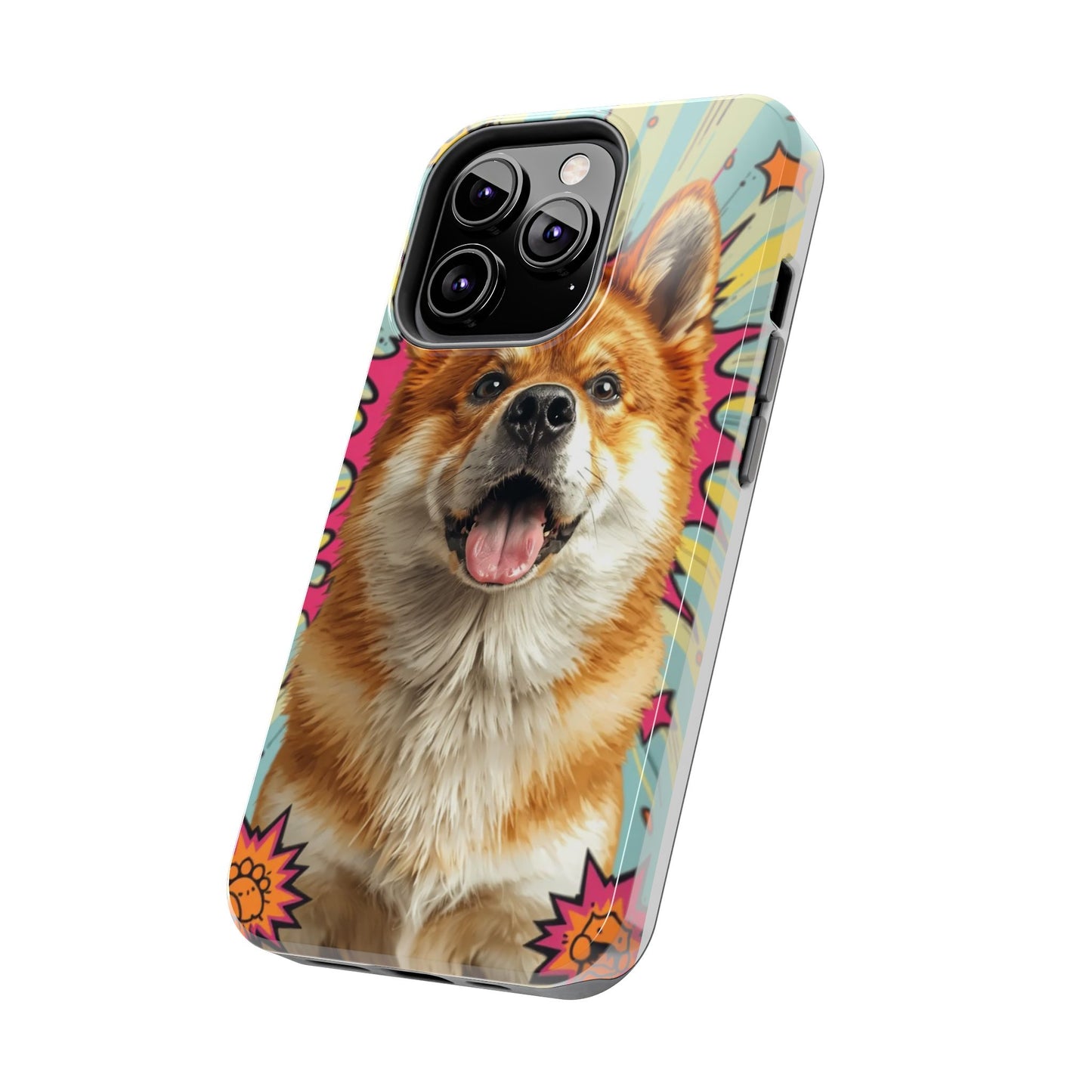 Playful Dog Tough Phone Case - Durable & Stylish Pet Lover Gift