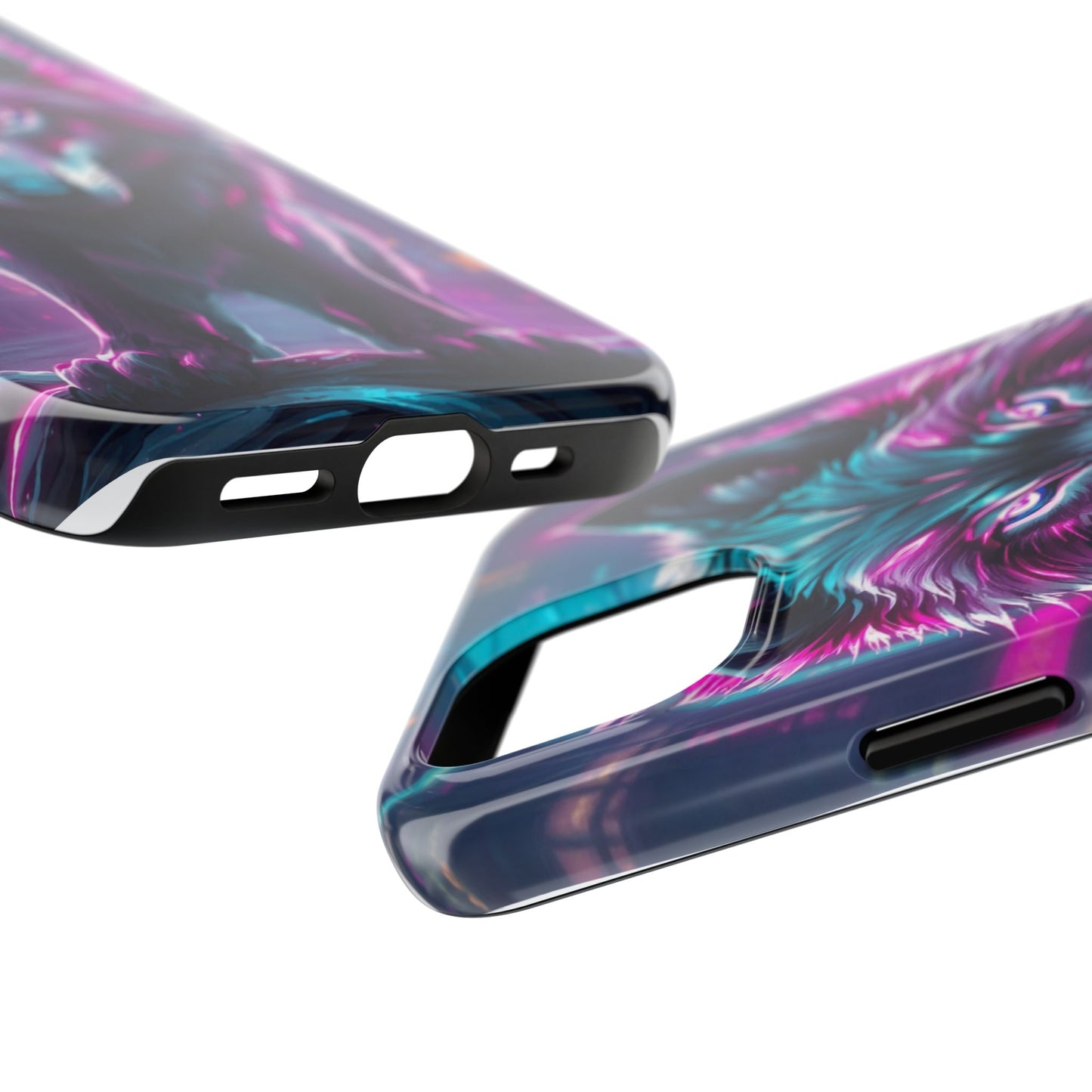 Fierce Wolf Phone Case - Tough & Vibrant Design for Animal Lovers