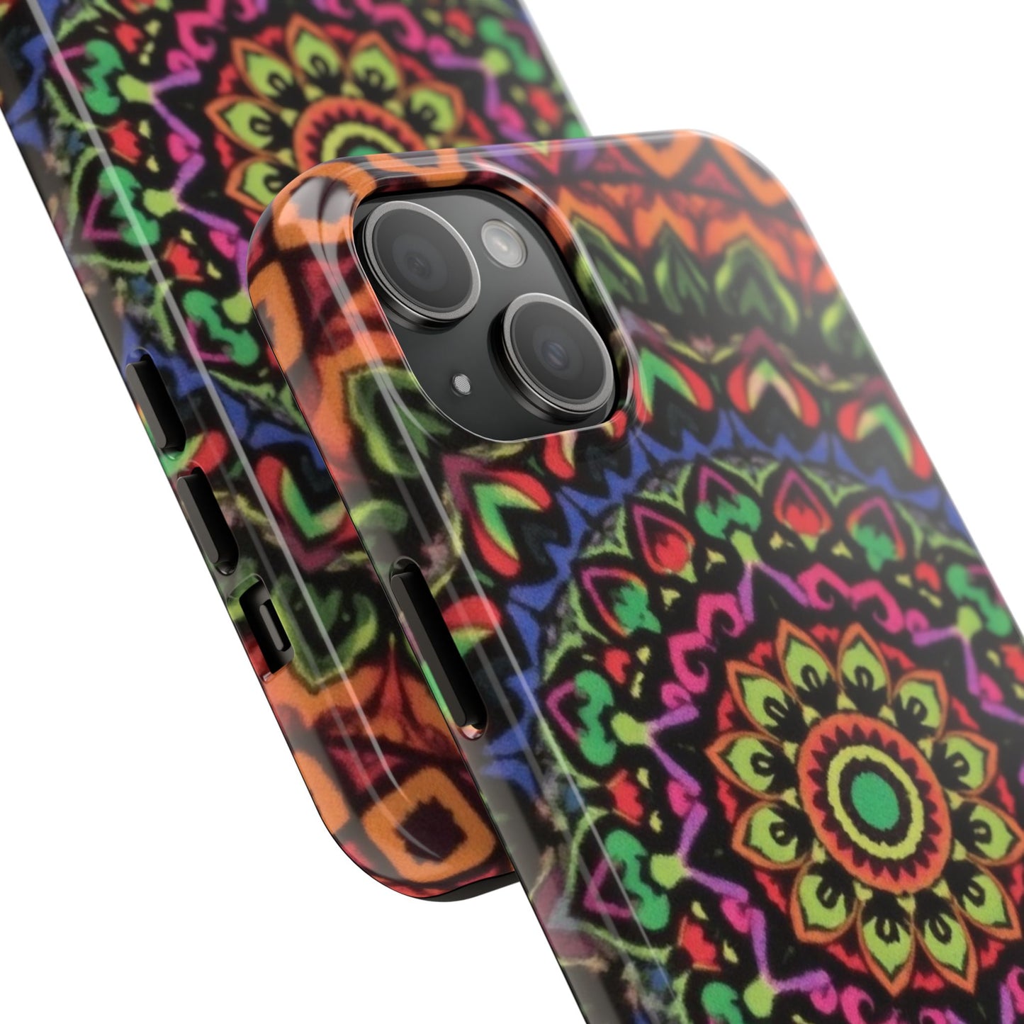 Colorful Mandala Tough Phone Case - Vibrant Designs for Trendy Protection - for iPhone