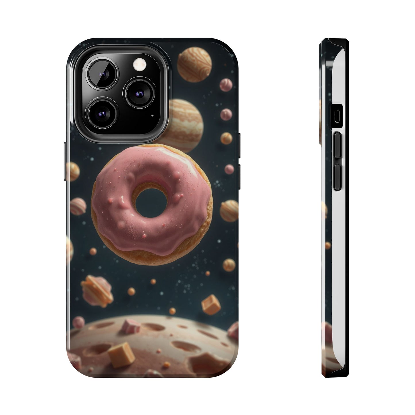 Galaxy Donut Tough Phone Case - Durable & Stylish Protective Cover