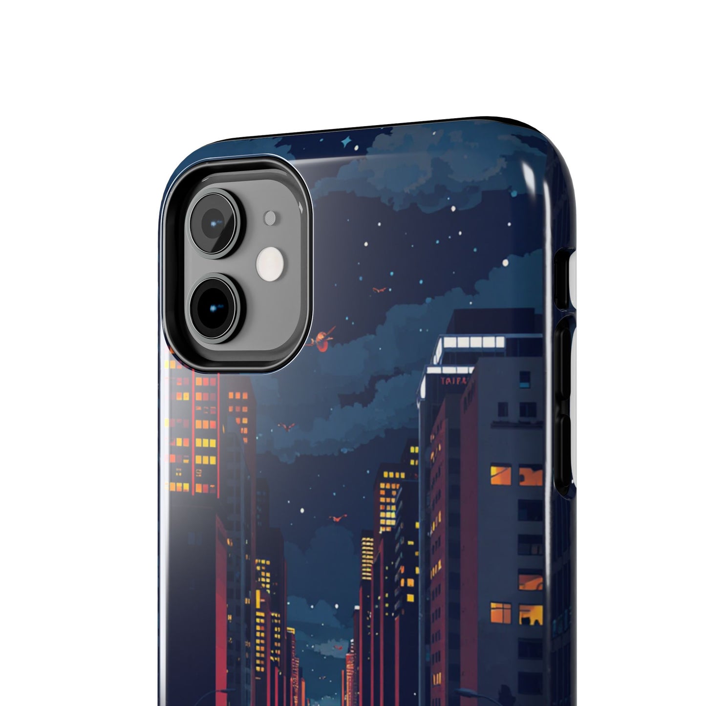 Urban Nightlife Tough Phone Case - Durable & Stylish Protection