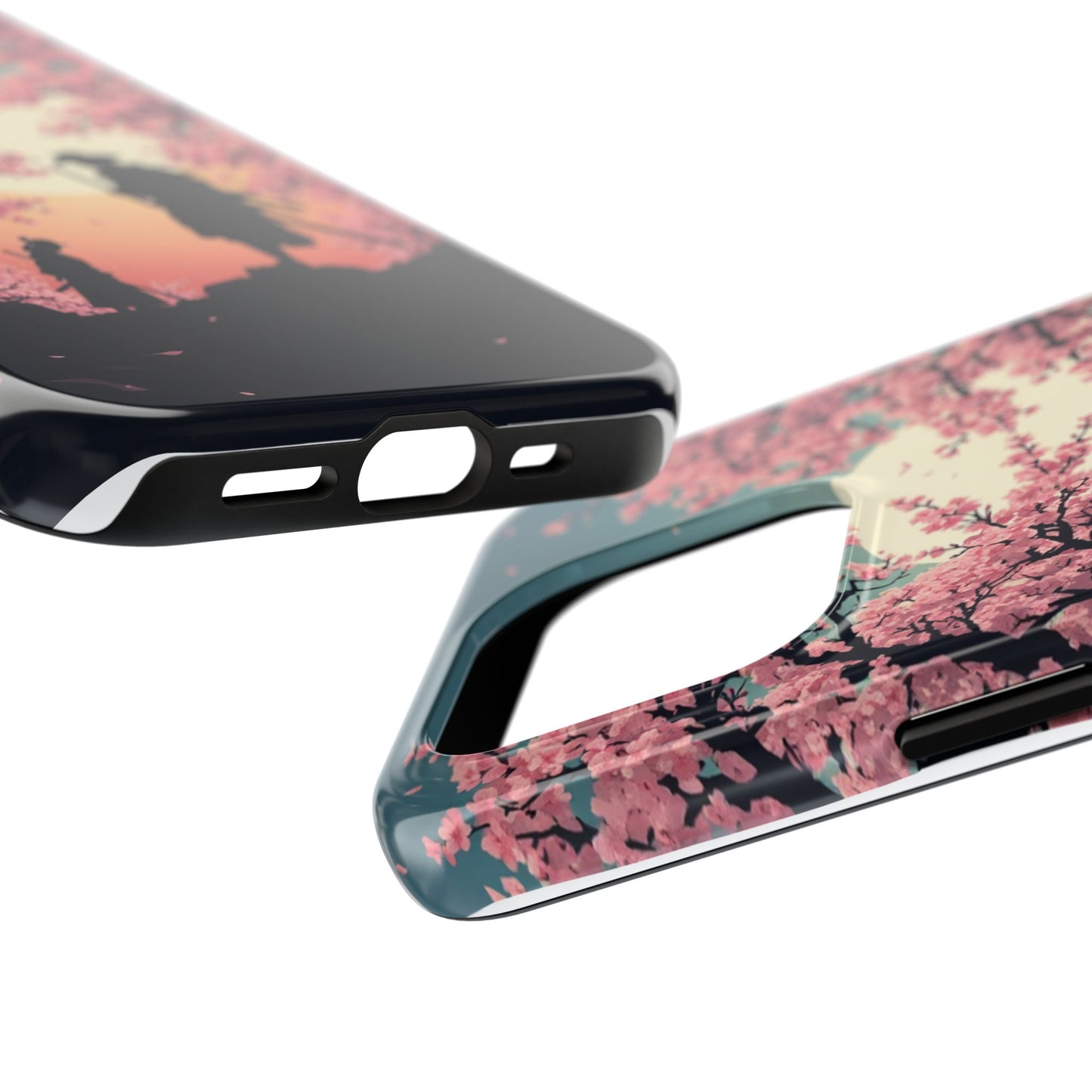 Cherry Blossom Samurai Tough Phone Case