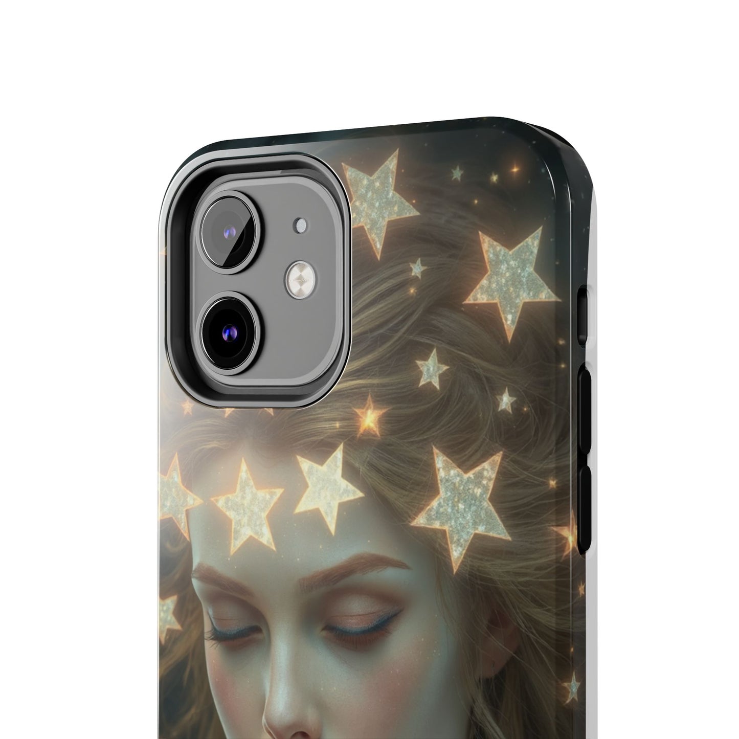 Celestial Dream Tough Phone Case - Artistic Starry Design for Style Enthusiasts
