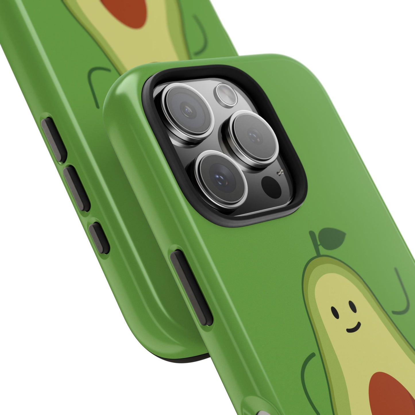 Vegan Avocado Tough Phone Case - Cute & Durable Phone Cover - for iPhone