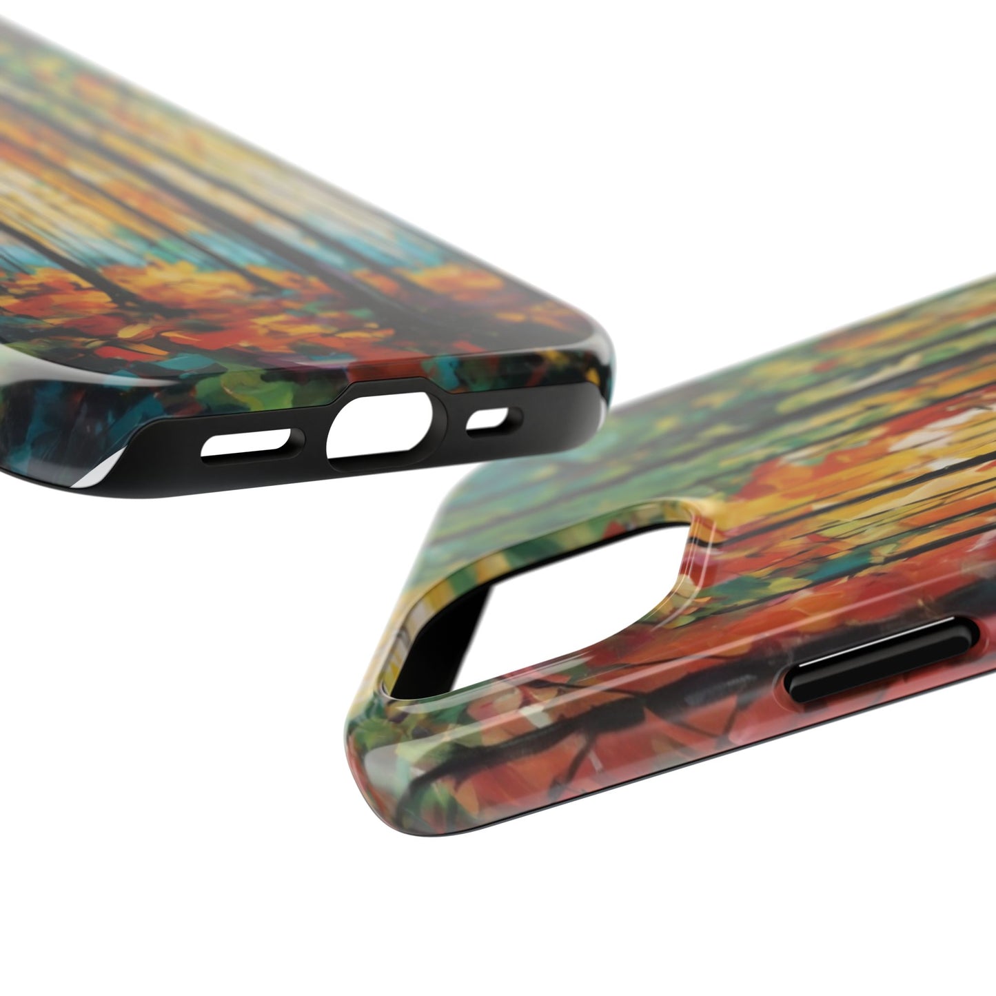Autumn Forest Tough Phone Case - Colorful Nature Design - for iPhone