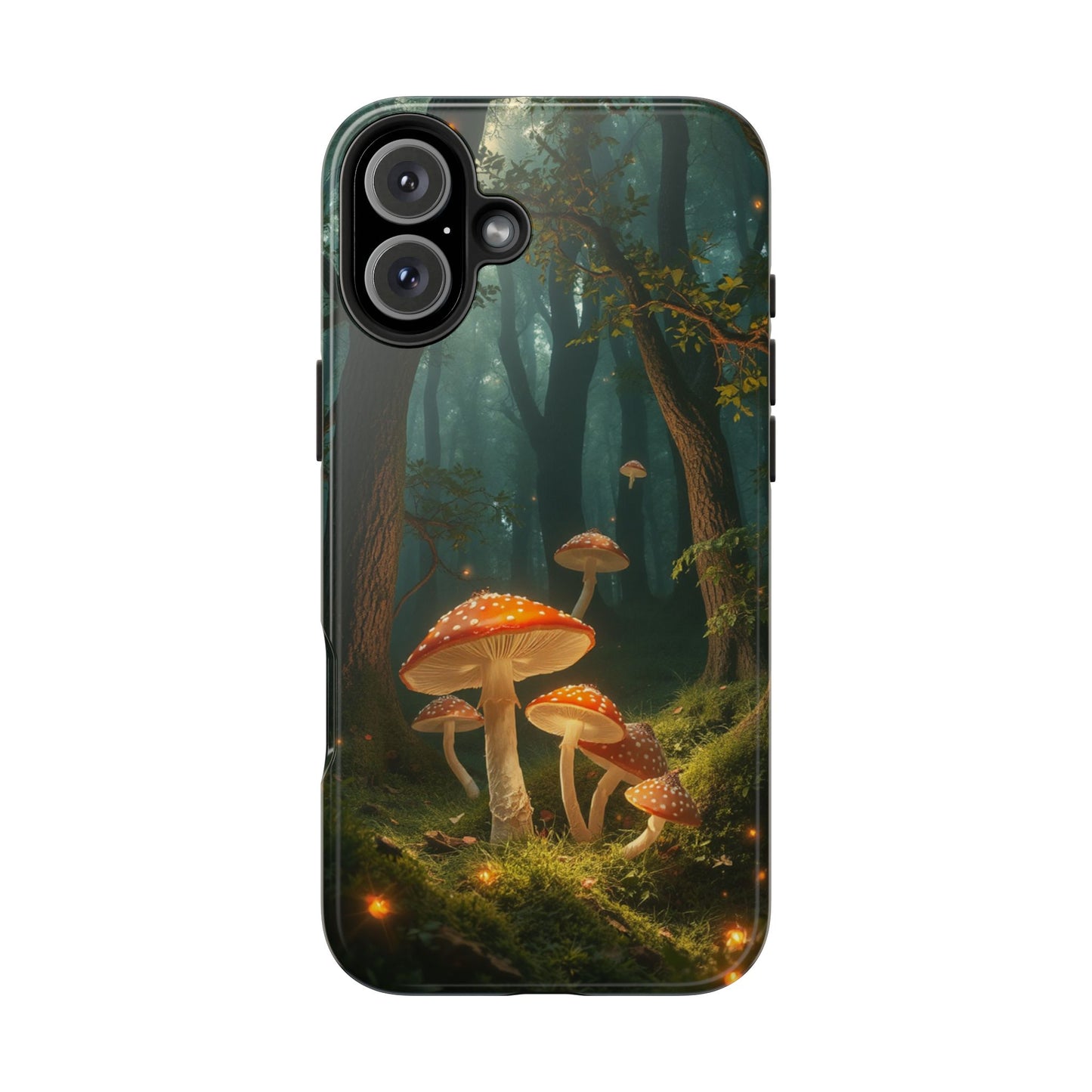 Whimsical Mushroom Tough Phone Case - Forest Fantasy Design