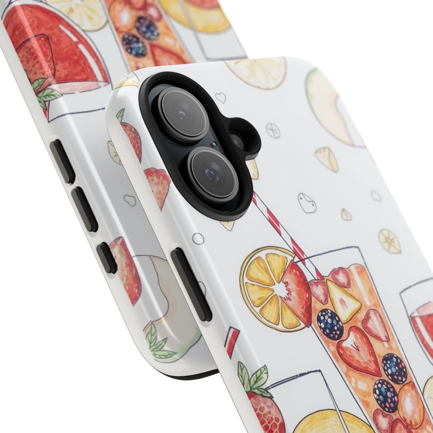 Colorful Fruit Cocktail Tough Phone Case - Perfect for Summer Vibes