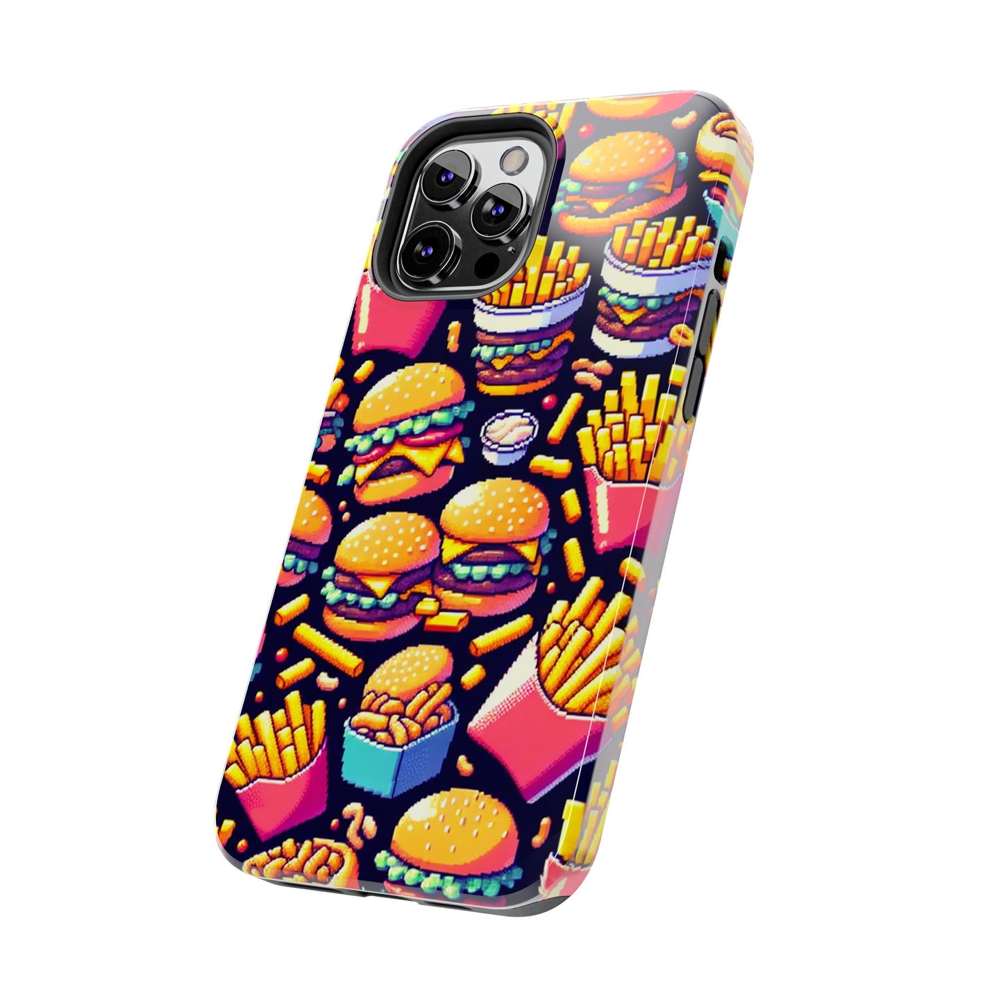 Retro Fast Food Phone Case - Tough and Durable - for iPhone