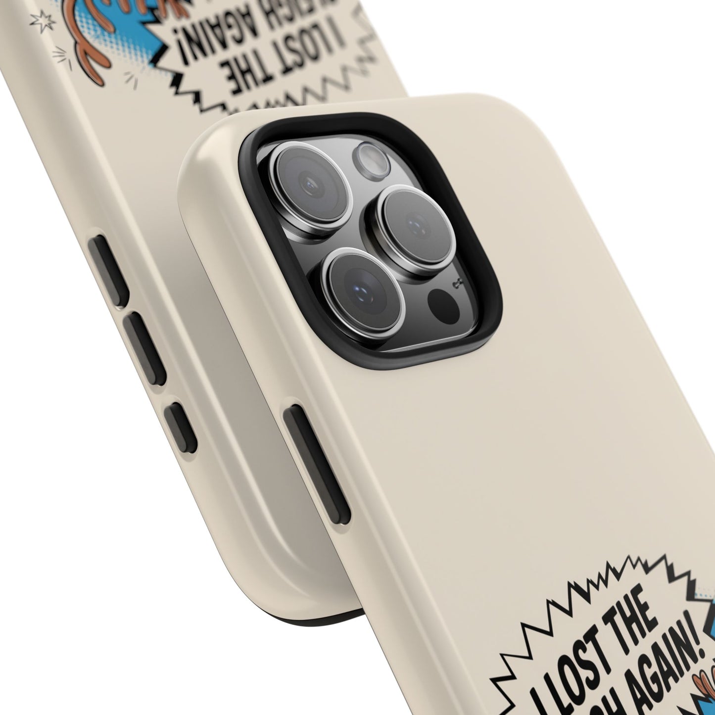 Festive Phone Case: "I Lost the Sleigh Again!" for iPhone