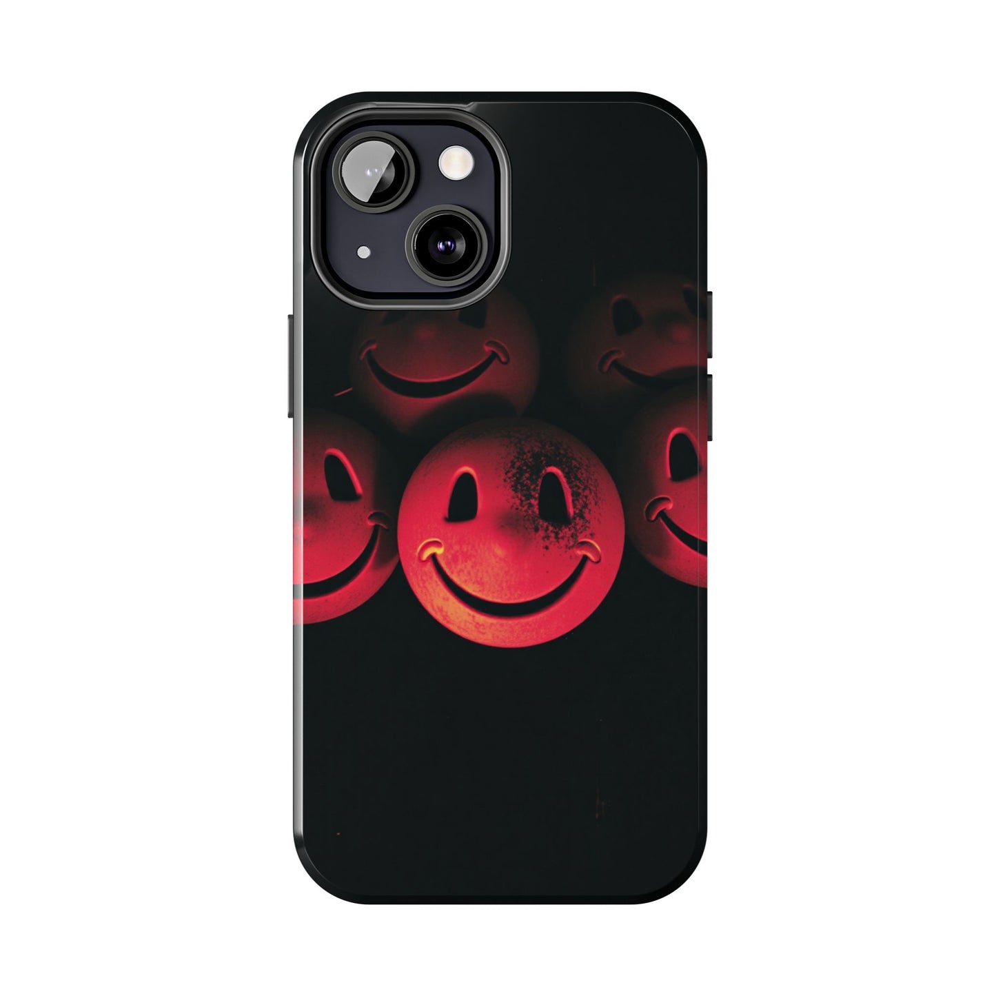 Smiley Face Tough Phone Case - Durable Protection with Fun Design