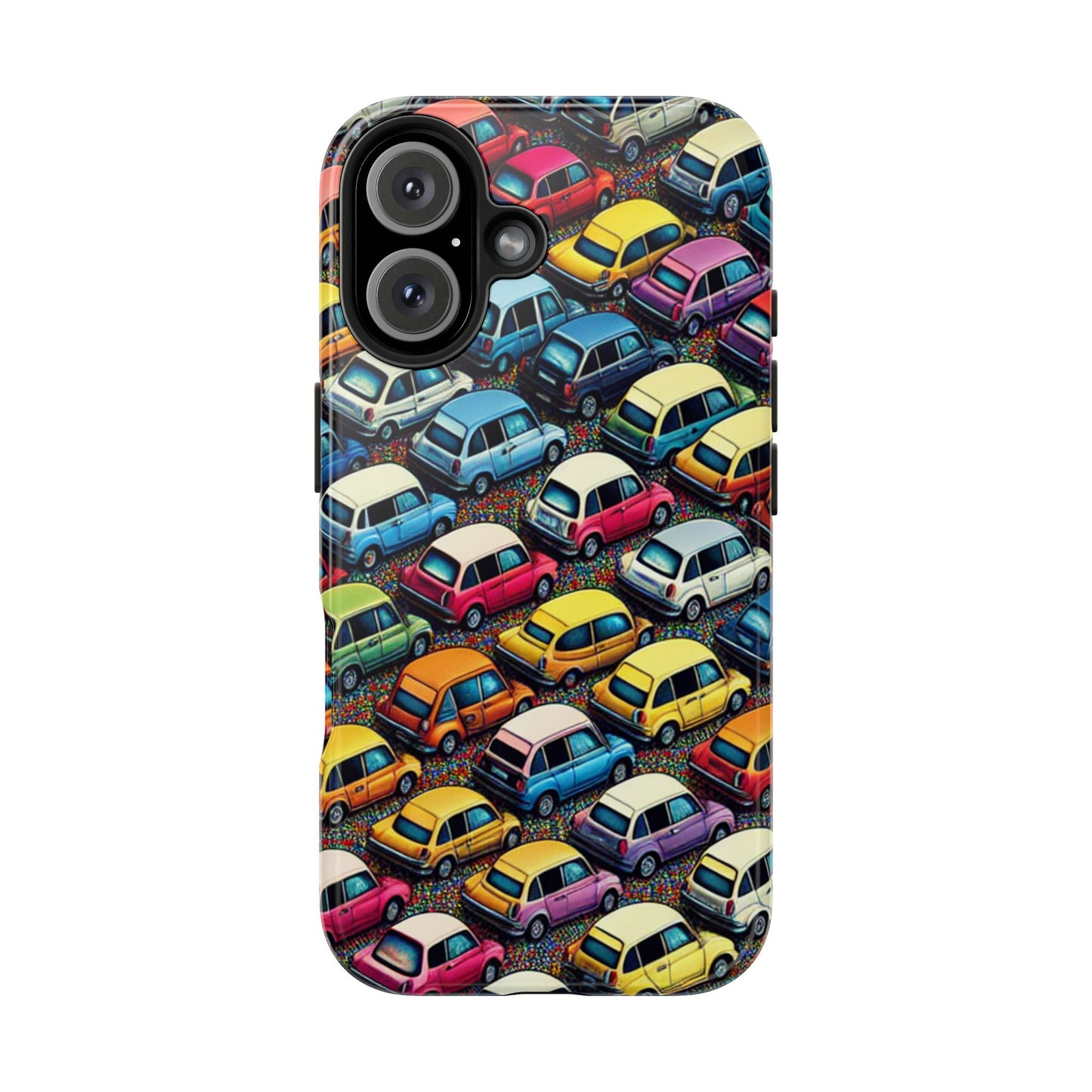 Car Phone Case - City Traffic Pattern Design - for iPhone