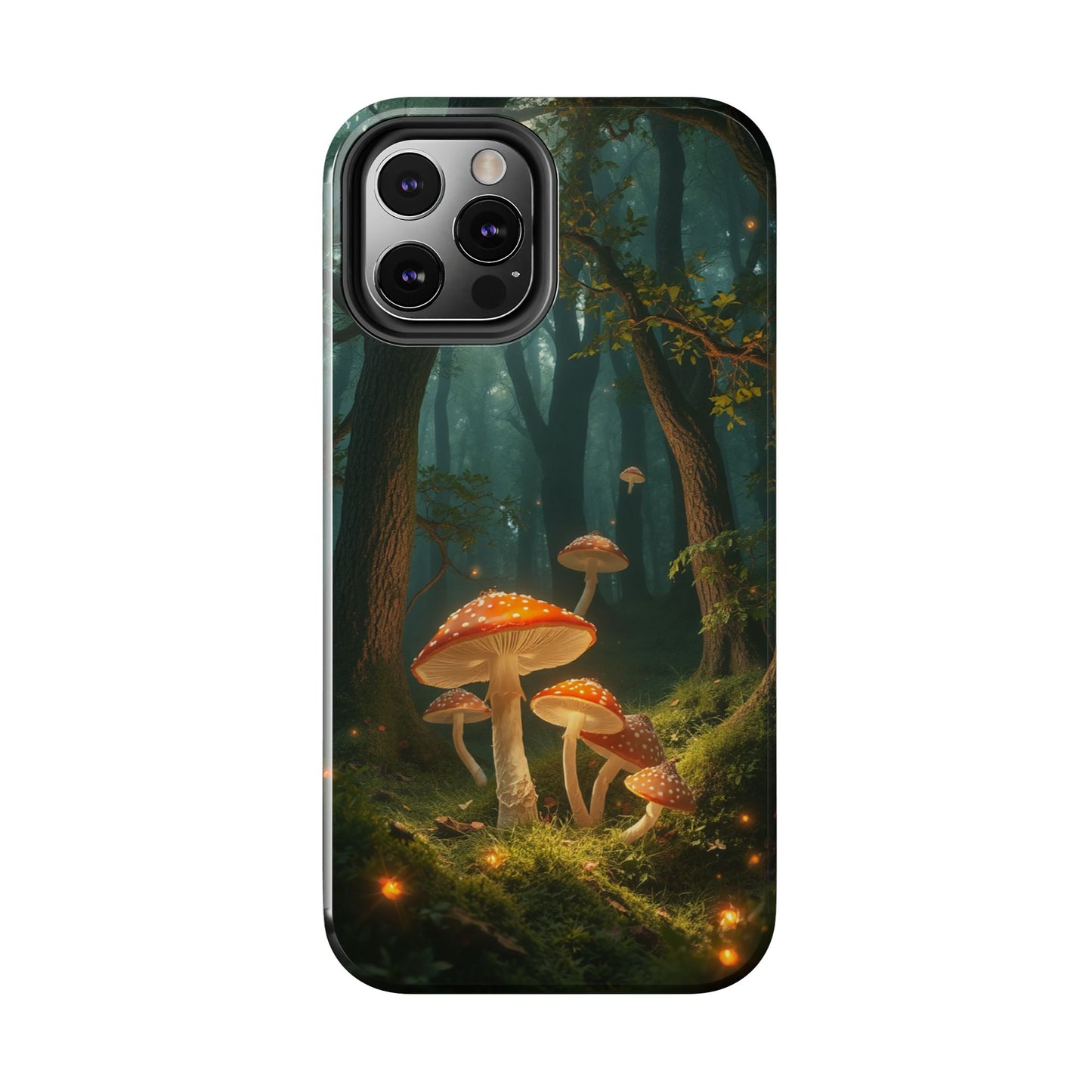 Whimsical Mushroom Tough Phone Case - Forest Fantasy Design