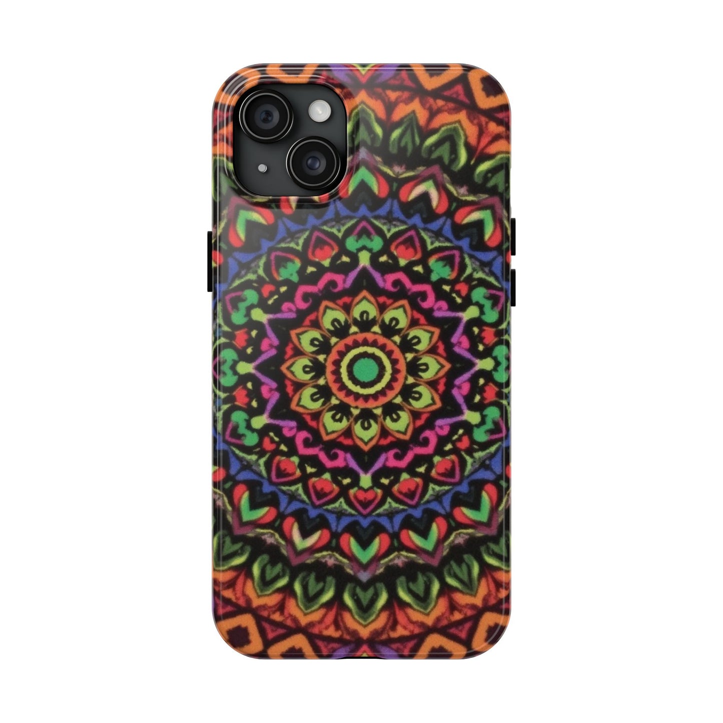 Colorful Mandala Tough Phone Case - Vibrant Designs for Trendy Protection - for iPhone