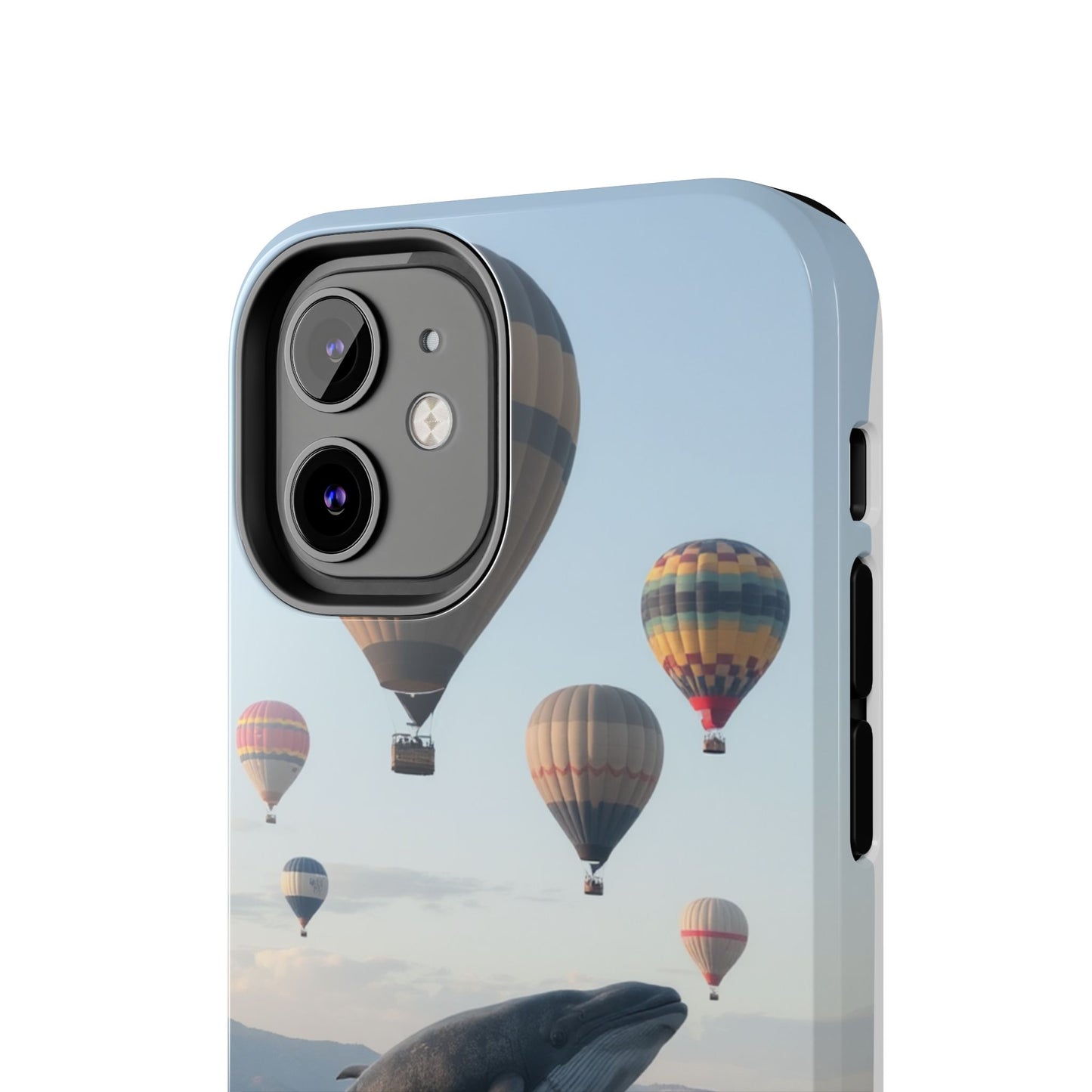 Whale Hot Air Balloon Tough Phone Case - Adventure & Nature Lovers