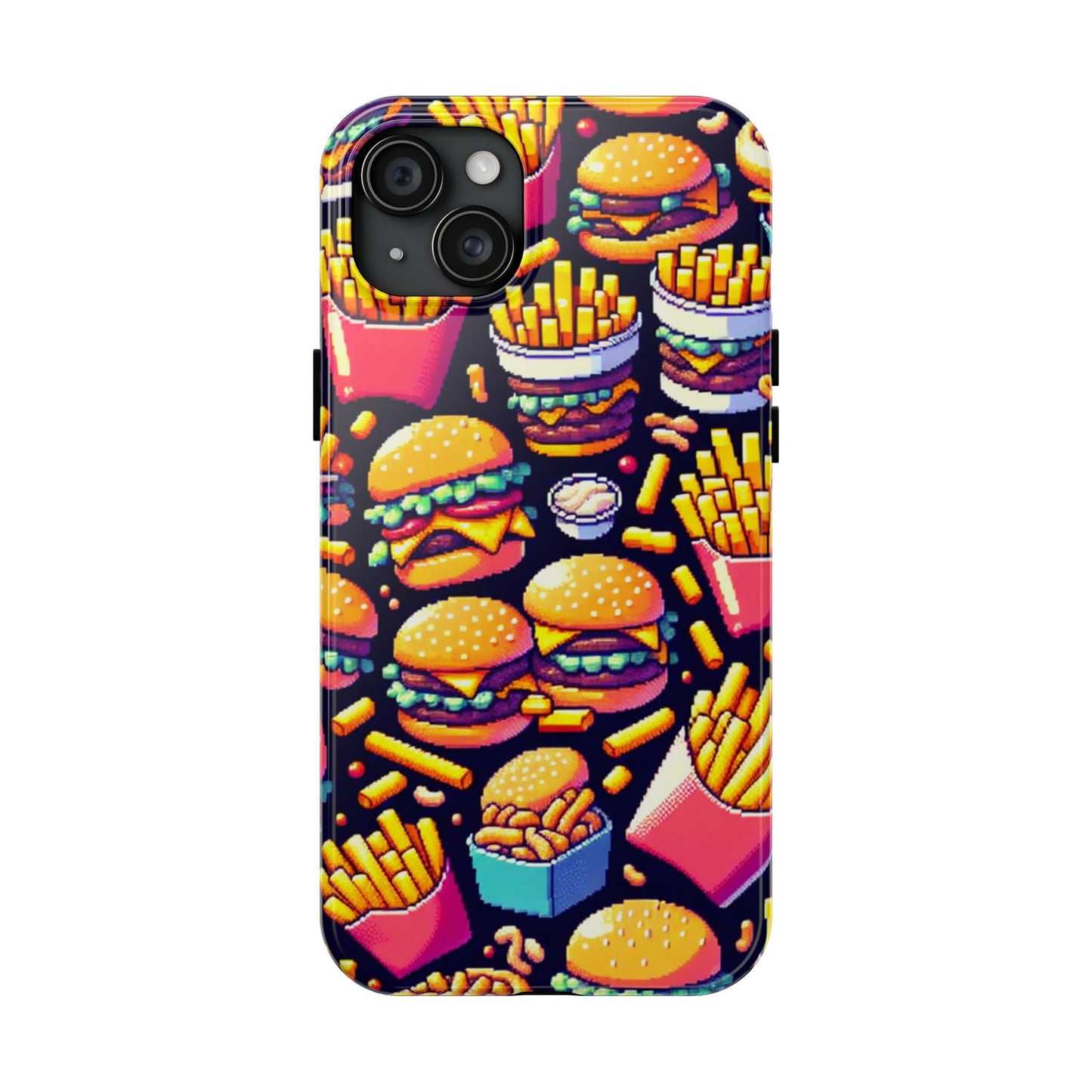 Retro Fast Food Phone Case - Tough and Durable - for iPhone