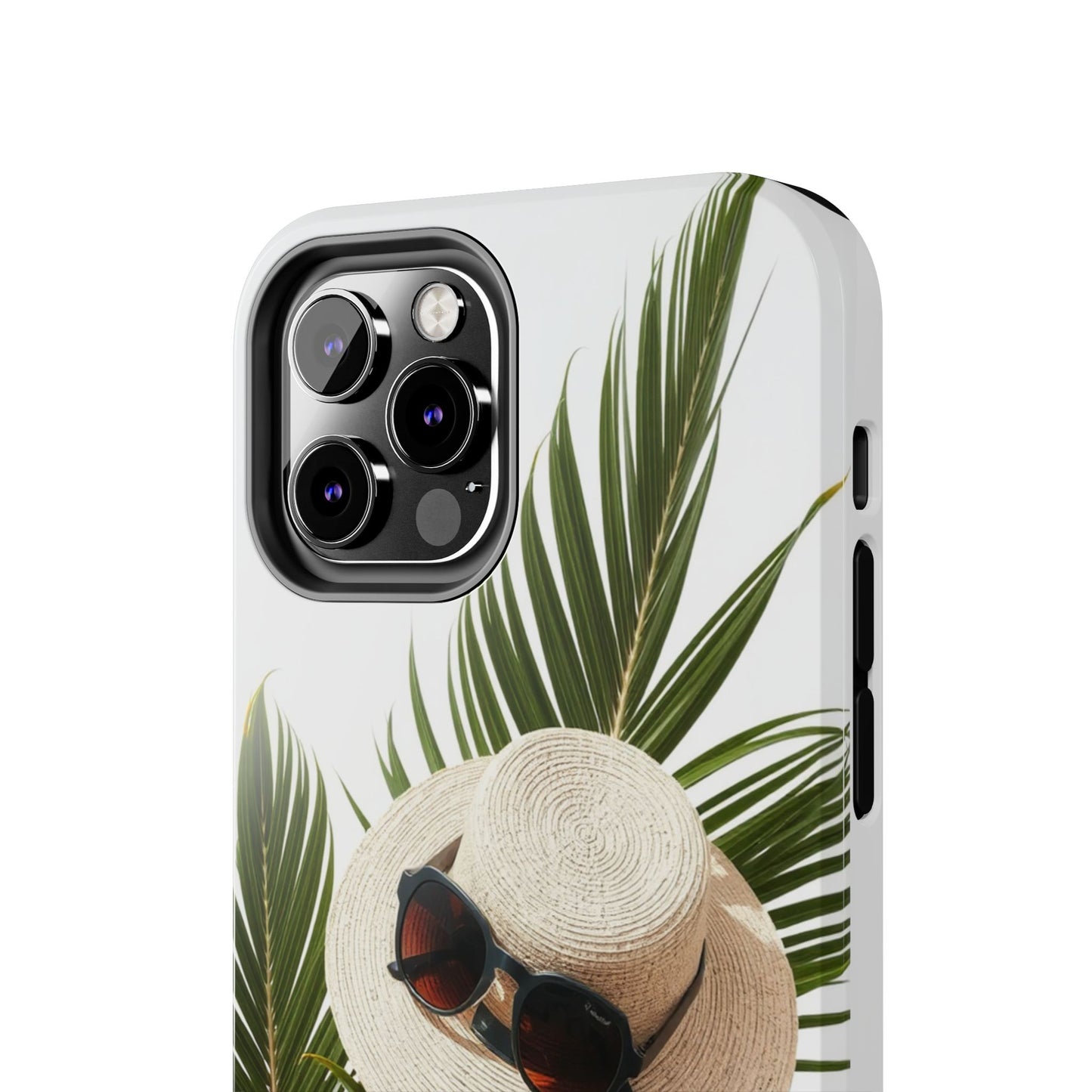 Tropical Phone Case - Summer Vibes with Hat & Sunglasses Design