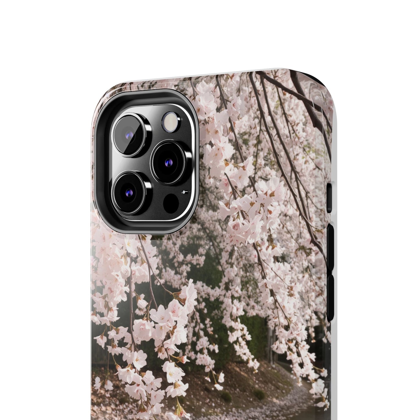 Cherry Blossom Tough Phone Cases - Durable Protection with Floral Serenity