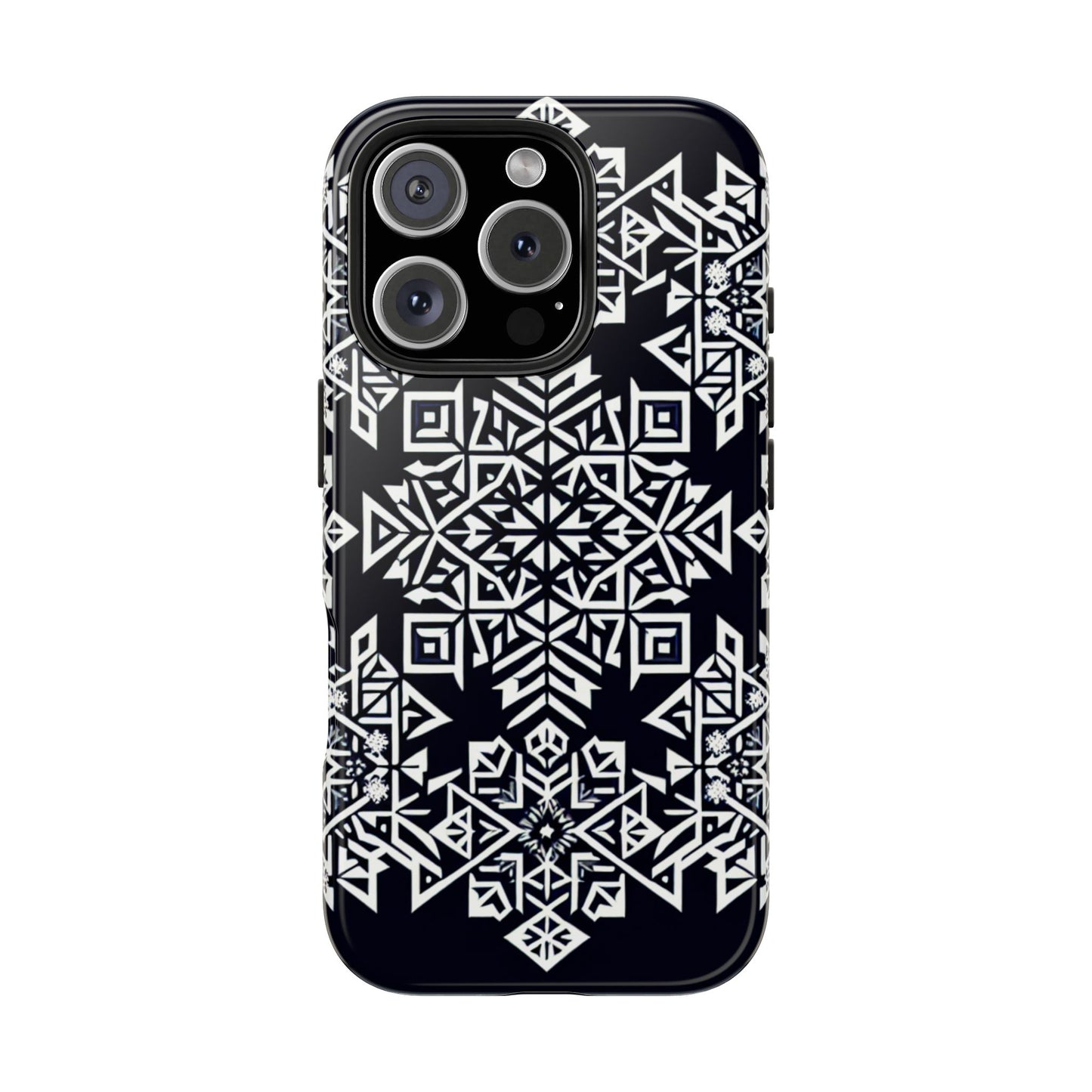 Winter Wonderland Tough Phone Case - Digital Snowflake - for iPhone