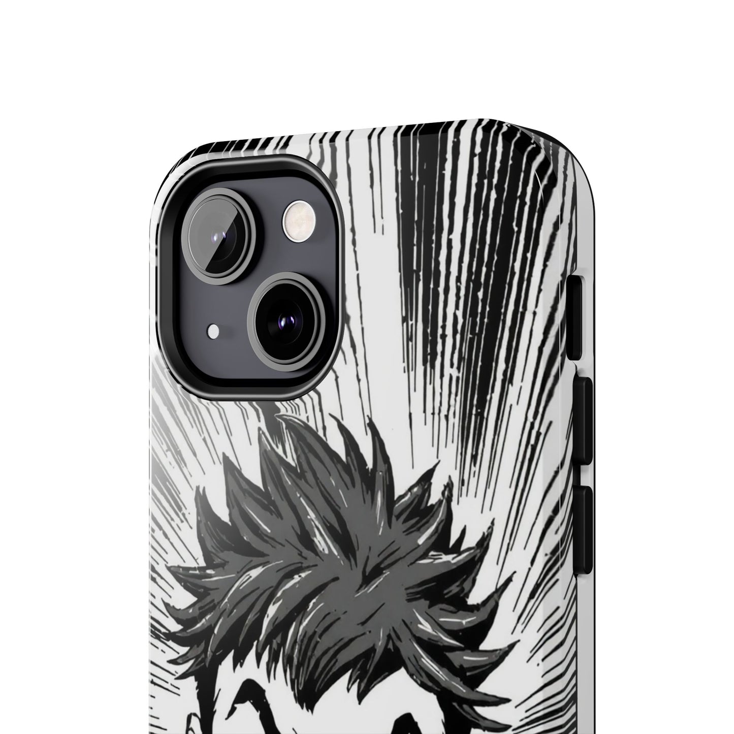 Intense Graphic Phone Case - Tough Design for Anime Fans