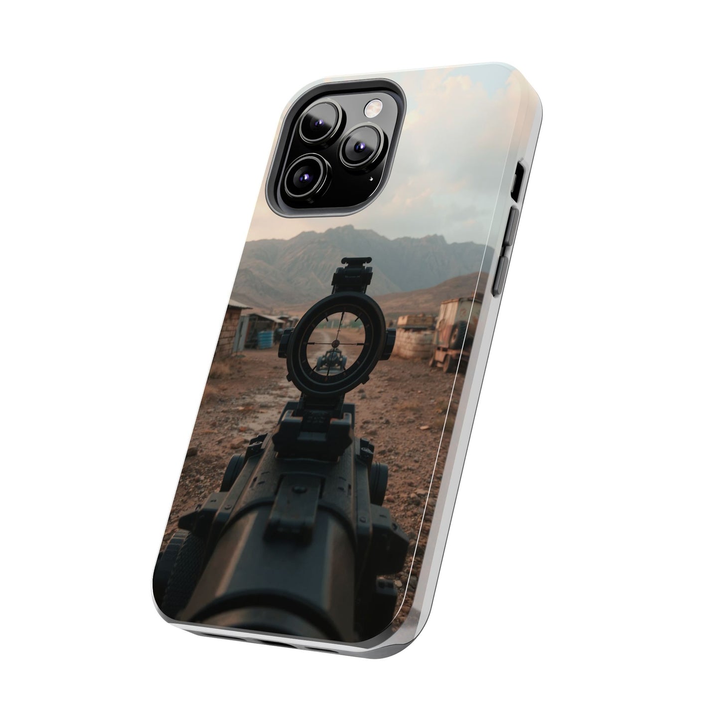Tough Phone Case - Military Inspired Design with Sniper Scope