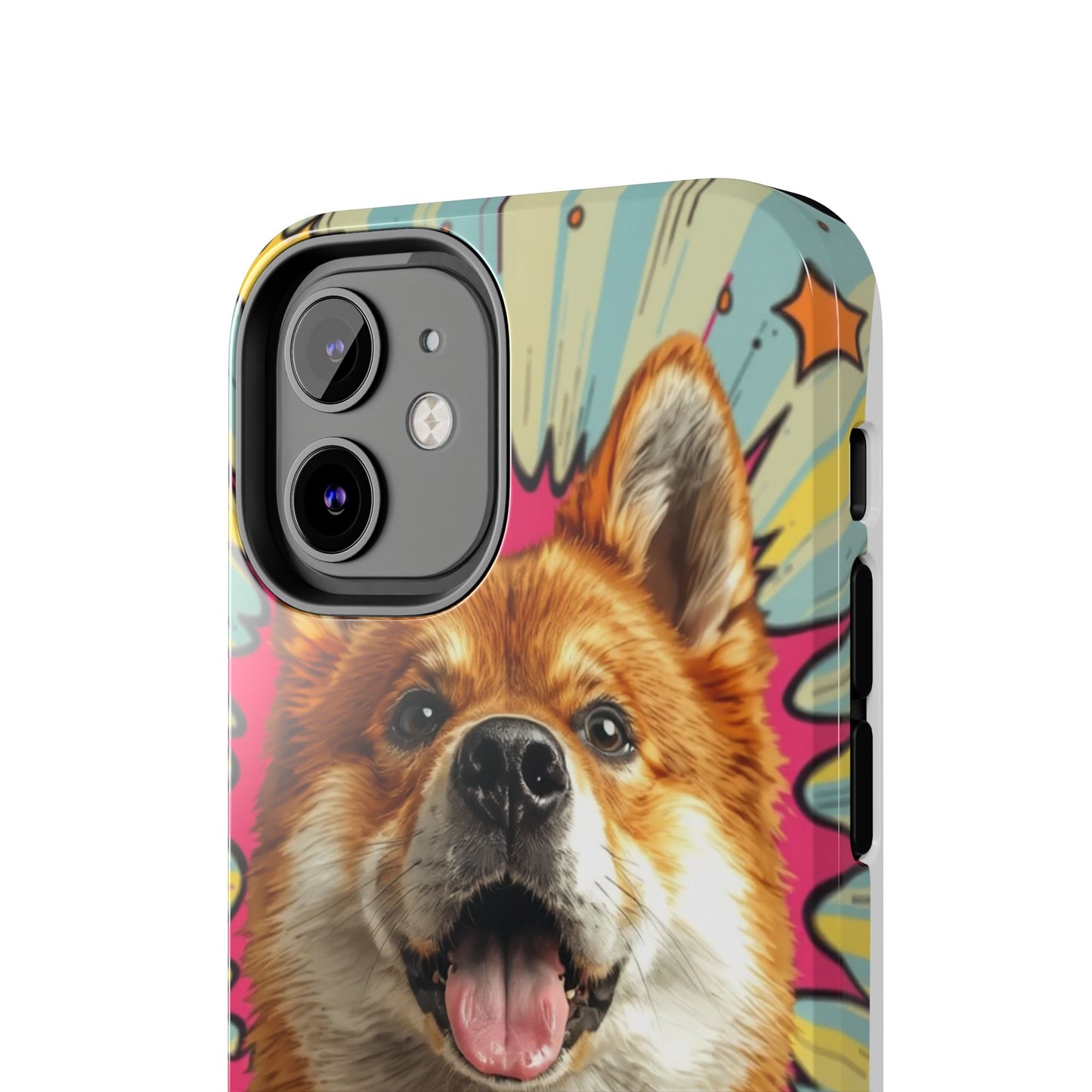 Playful Dog Tough Phone Case - Durable & Stylish Pet Lover Gift
