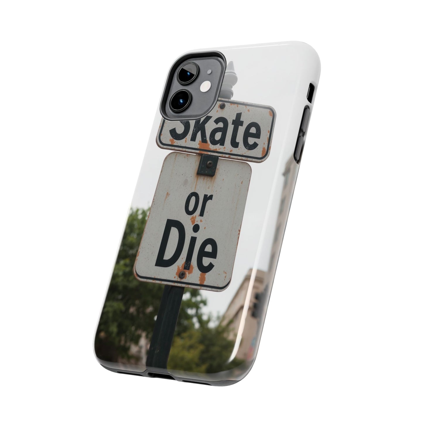 Skate or Die Tough Phone Case - Durable Protection for Skaters