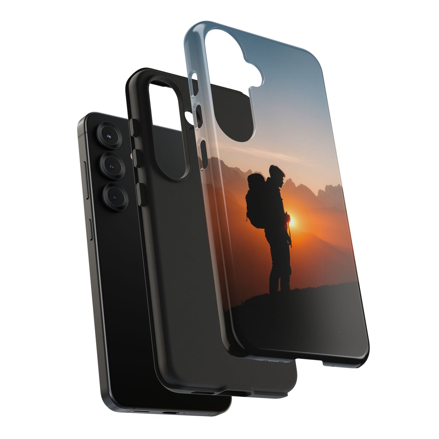 Explorer Adventure Sunset Mountain iPhone Case