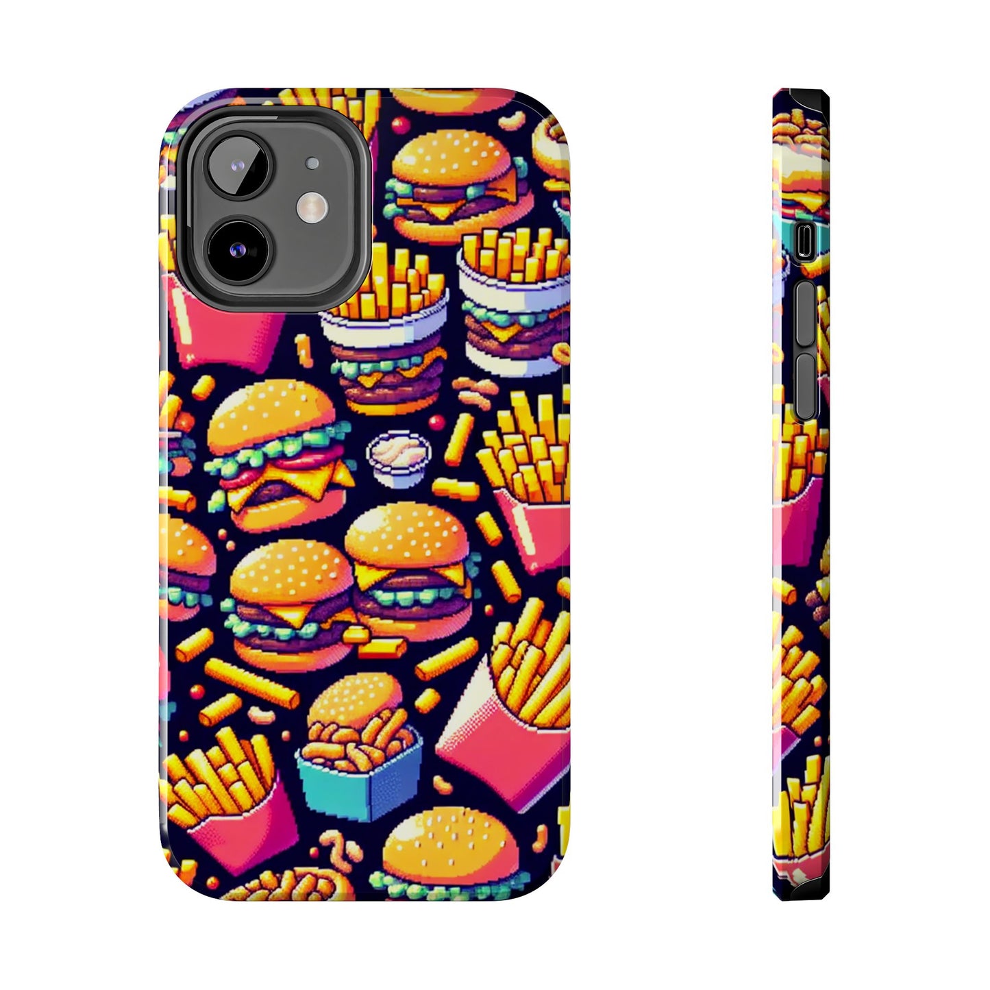 Retro Fast Food Phone Case - Tough and Durable - for iPhone