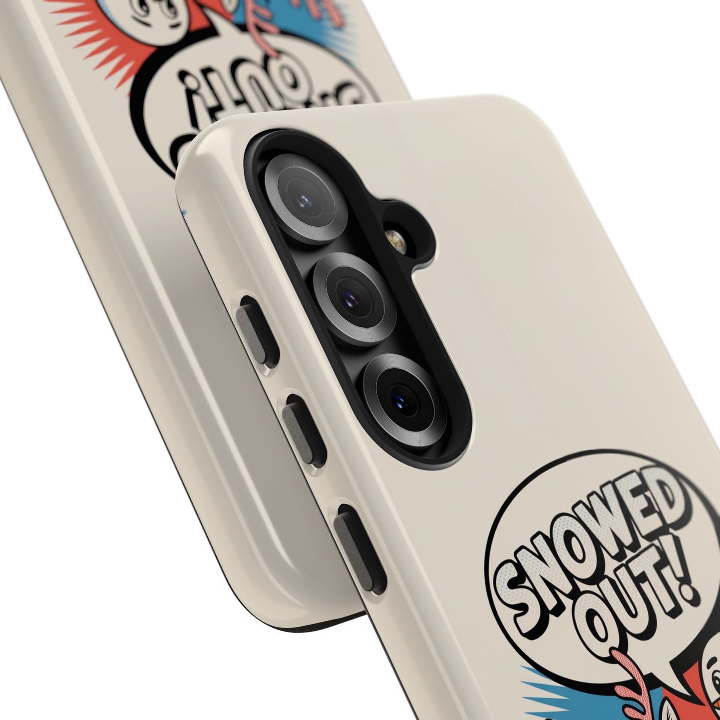 Snowman & Reindeer Tough Phone Case - Snowed Out Holiday Design