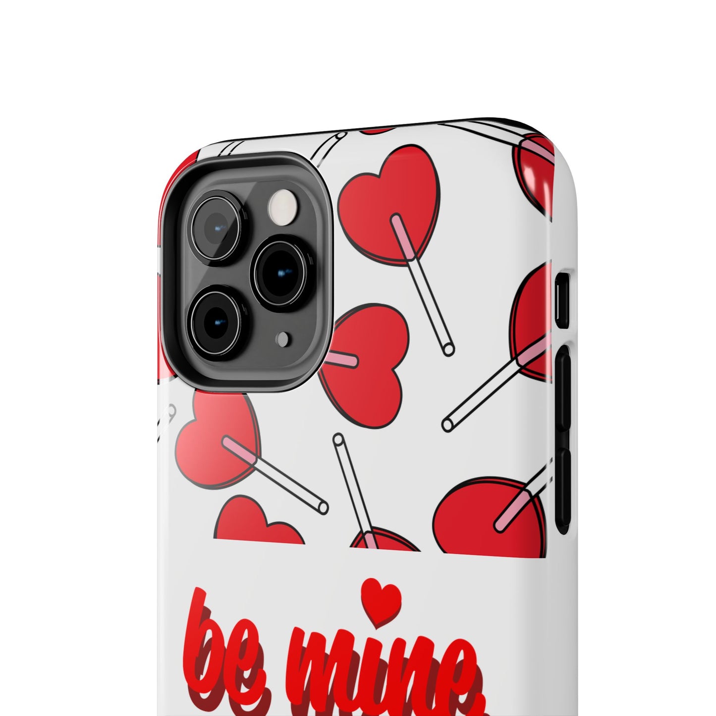 Be Mine Heart Pattern Tough Phone Case - Love Gift - for iPhone