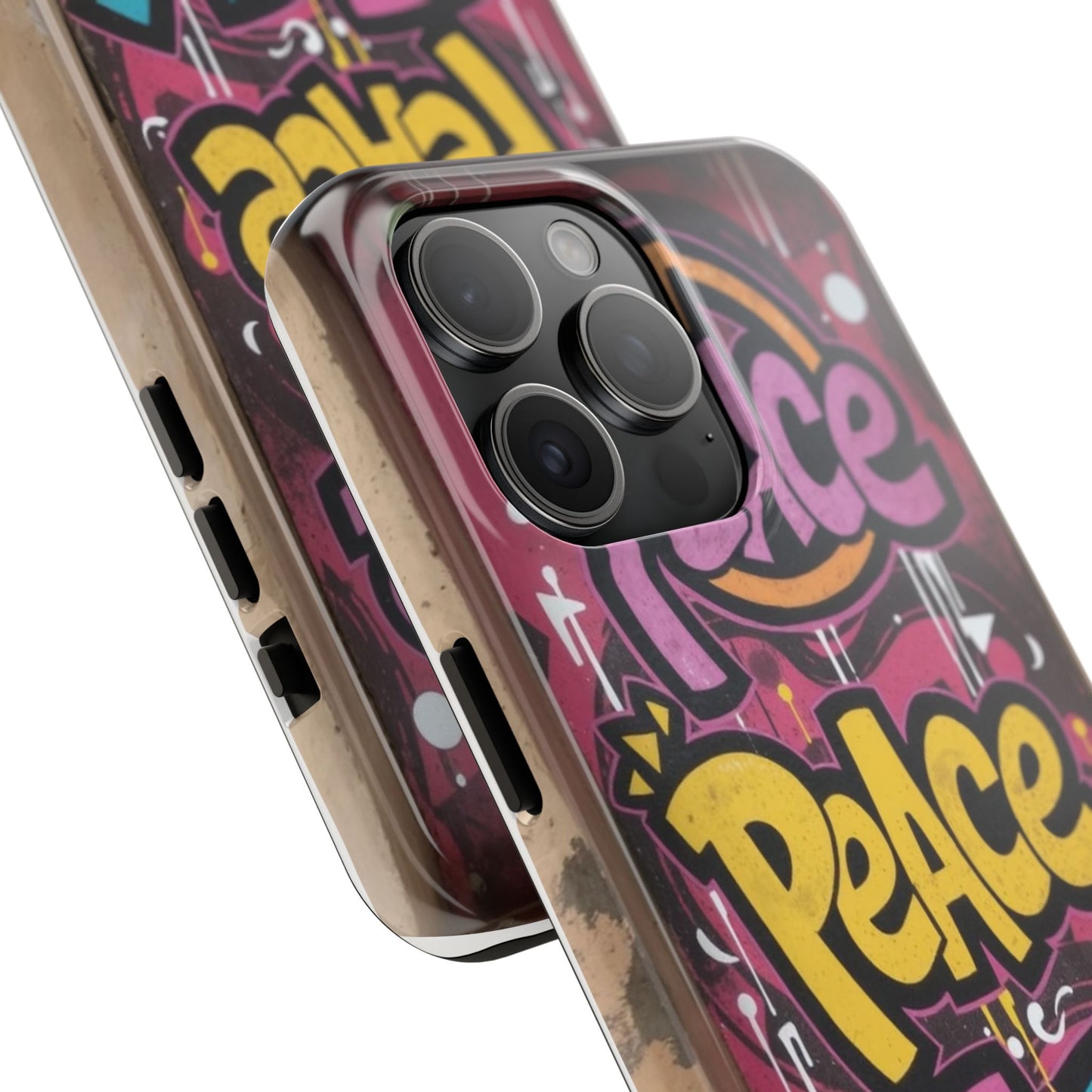 Colorful Peace Joy Tough Phone Case