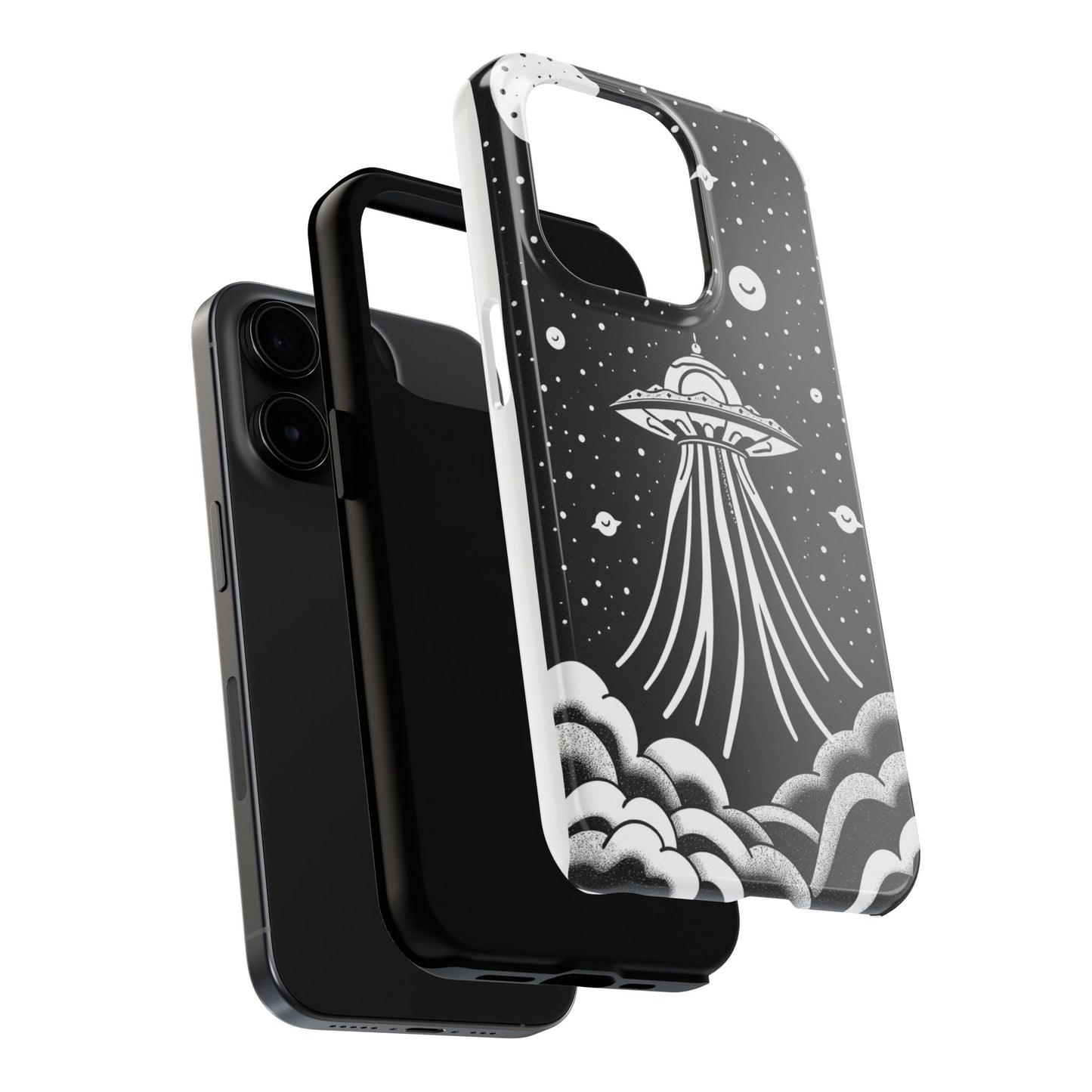 Galaxy UFO Tough Phone Case - Durable Protection with Unique Space Design