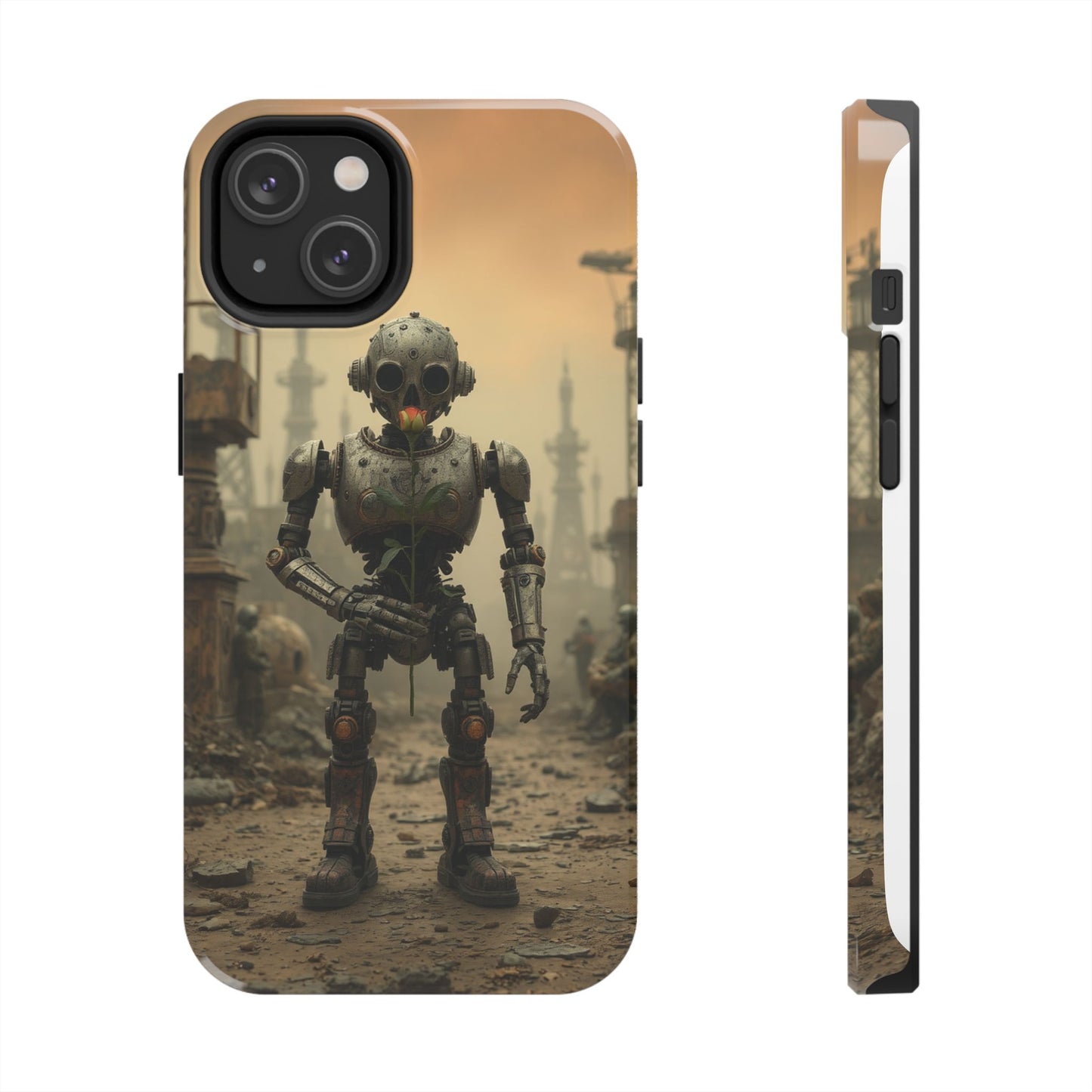 Robotic Sentinel Tough Phone Case - Durable Protector for Sci-Fi Lovers