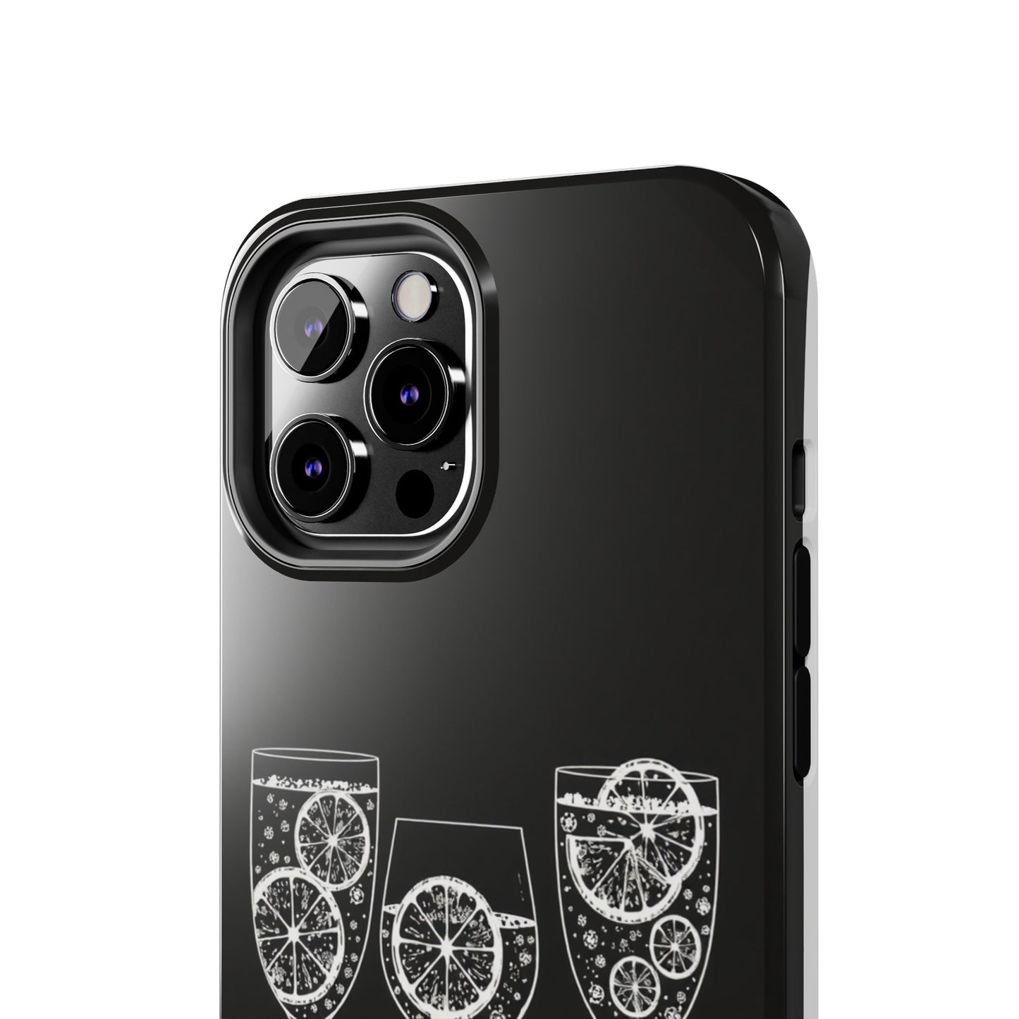 Stylish Tough Phone Cases with Citrus Glass Design, Protective Cases for Parties, Summer Events, and Everyday Use