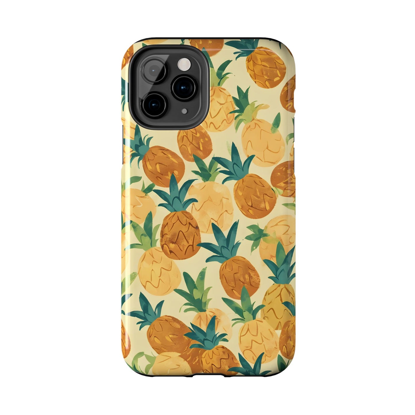 Pineapple Paradise Tough Phone Case - Durable and Stylish for Summer Vibes - for iPhone