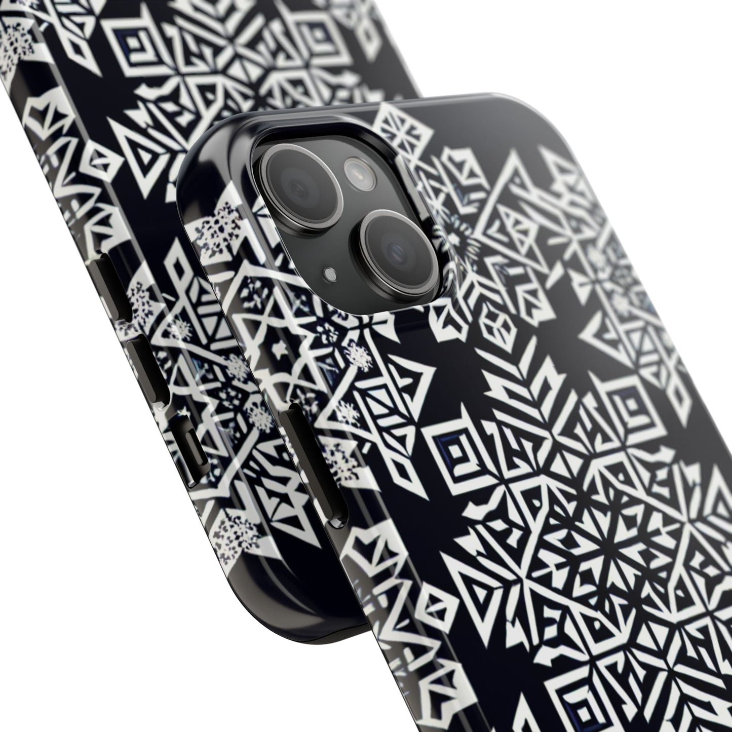 Winter Wonderland Tough Phone Case - Digital Snowflake - for iPhone
