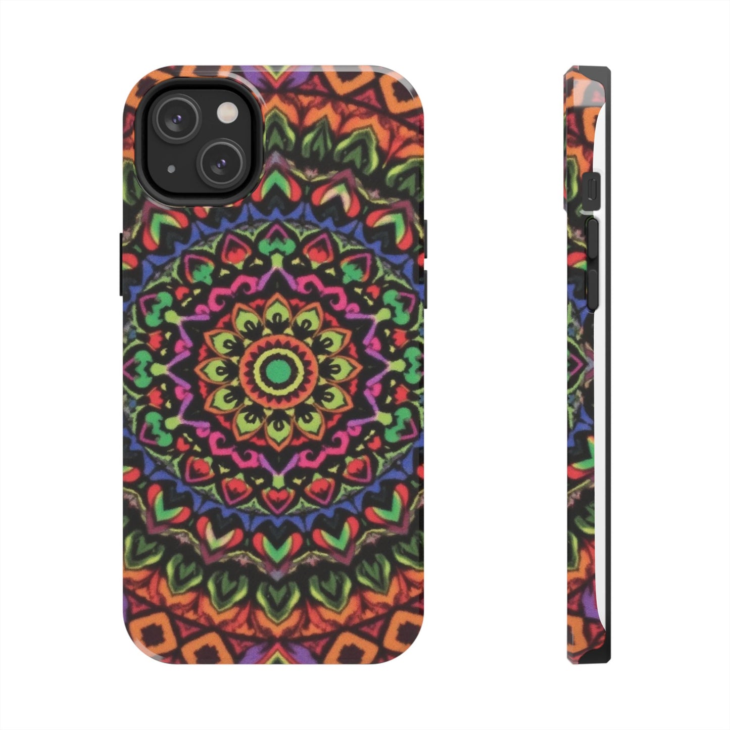 Colorful Mandala Tough Phone Case - Vibrant Designs for Trendy Protection - for iPhone