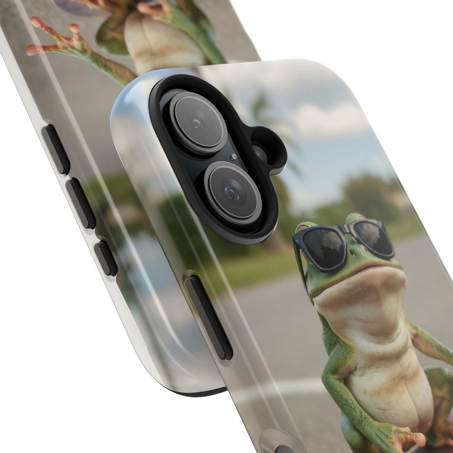 Cool Frog Skateboard Phone Case - Tough and Stylish Protection