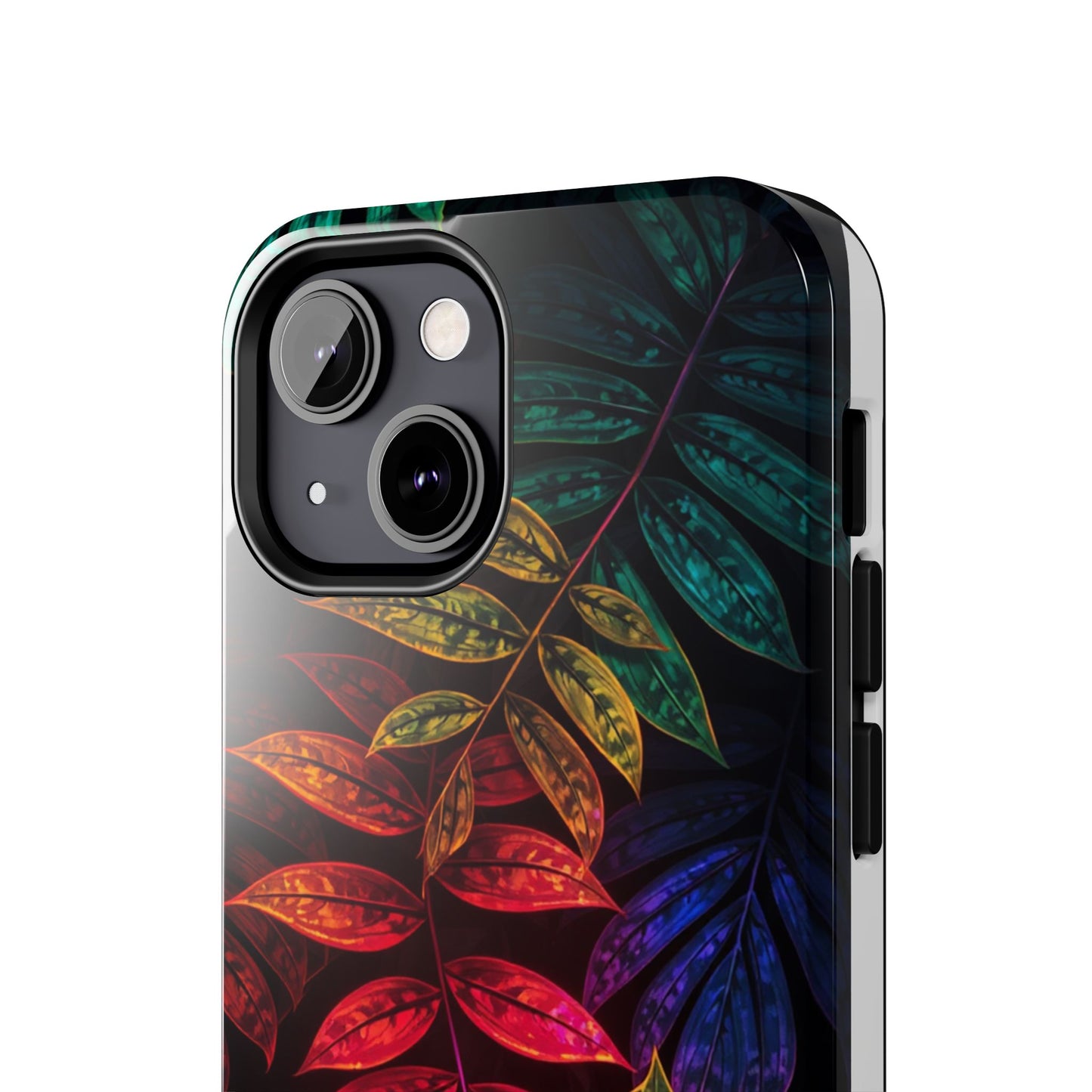 Vibrant Tropical Leaf Tough Phone Case