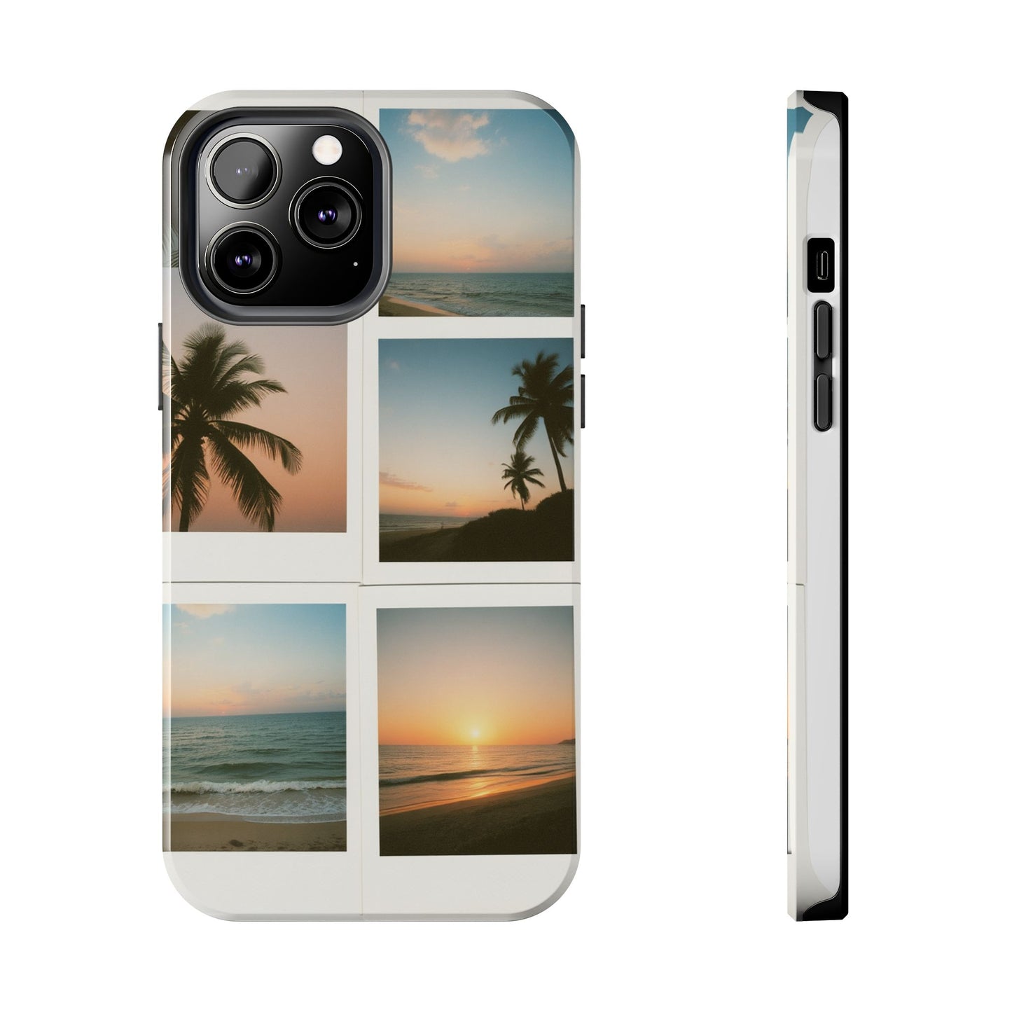 Tropical Sunset Tough Phone Case - Beach Vibes for Summer Adventures