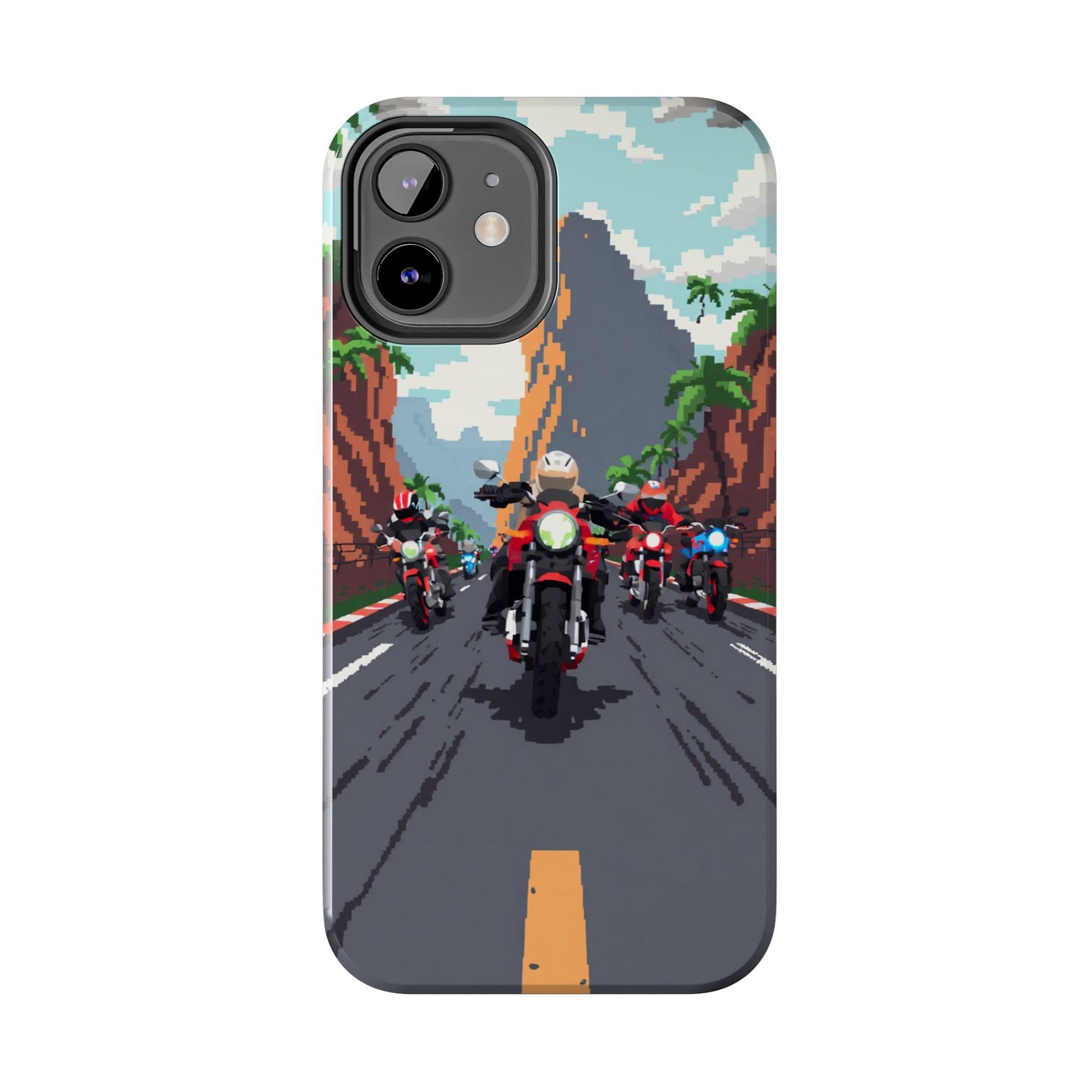 Retro Biker Tough Phone Case - Perfect for Motorcycle Lovers