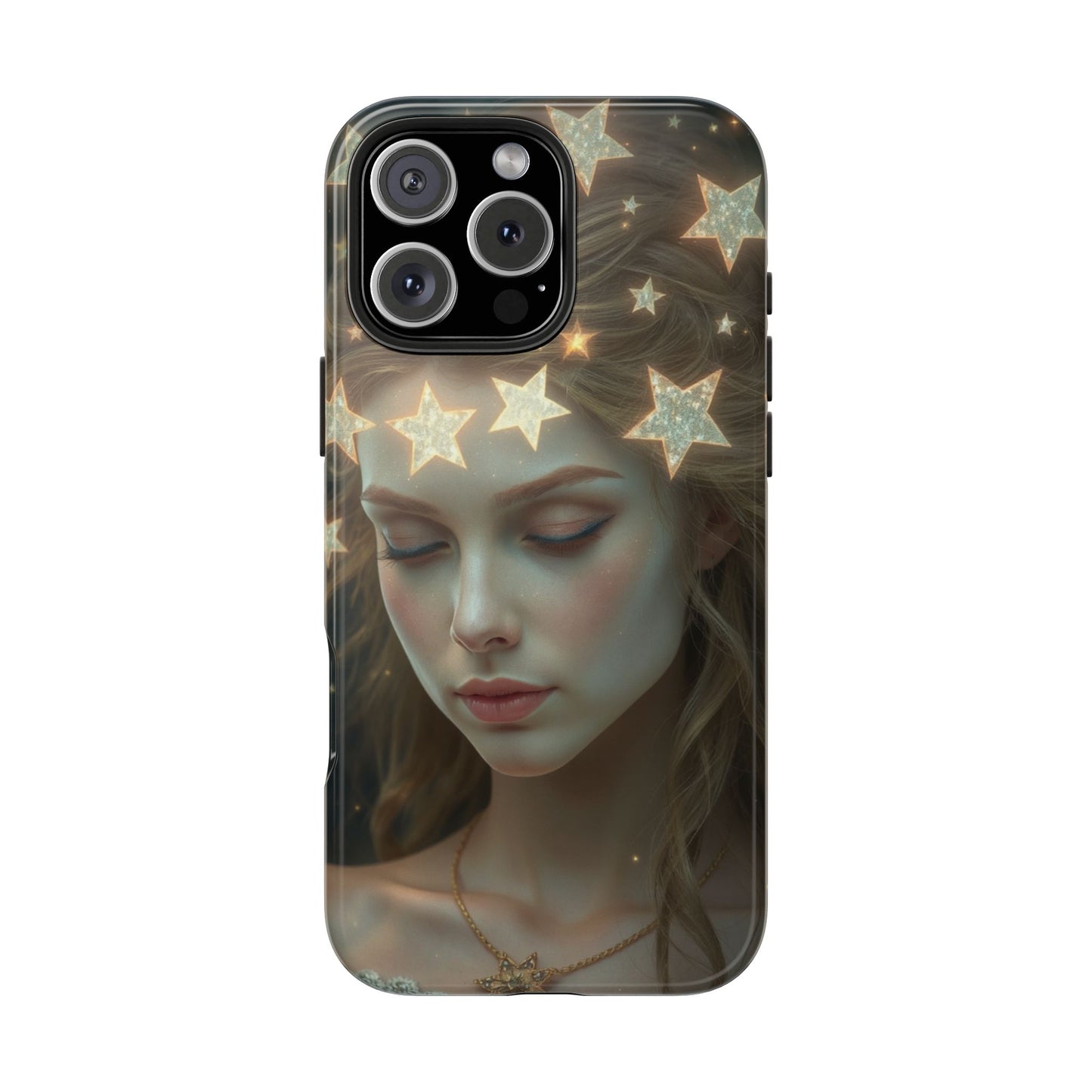 Celestial Dream Tough Phone Case - Artistic Starry Design for Style Enthusiasts