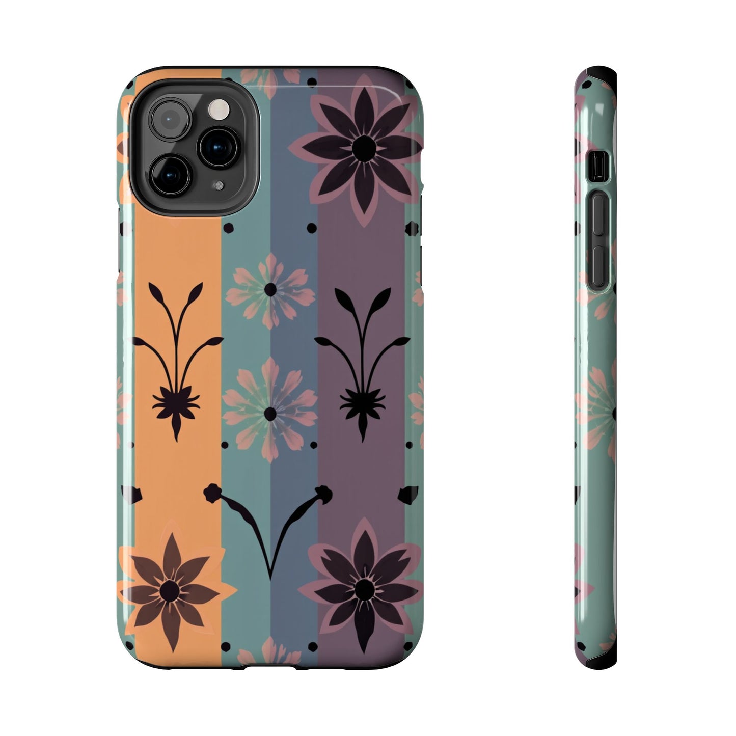 Boho Floral Tough Phone Cases - Durable & Stylish Protection - for iPhone