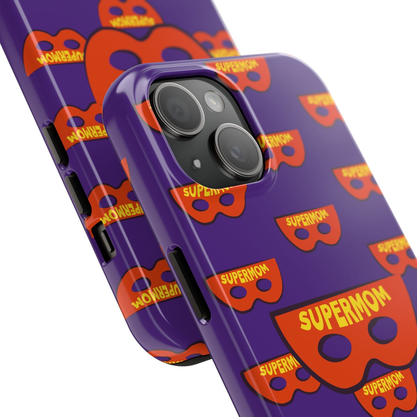 Supermom Tough Phone Case - Durable Protection with Fun Design - for iPhone