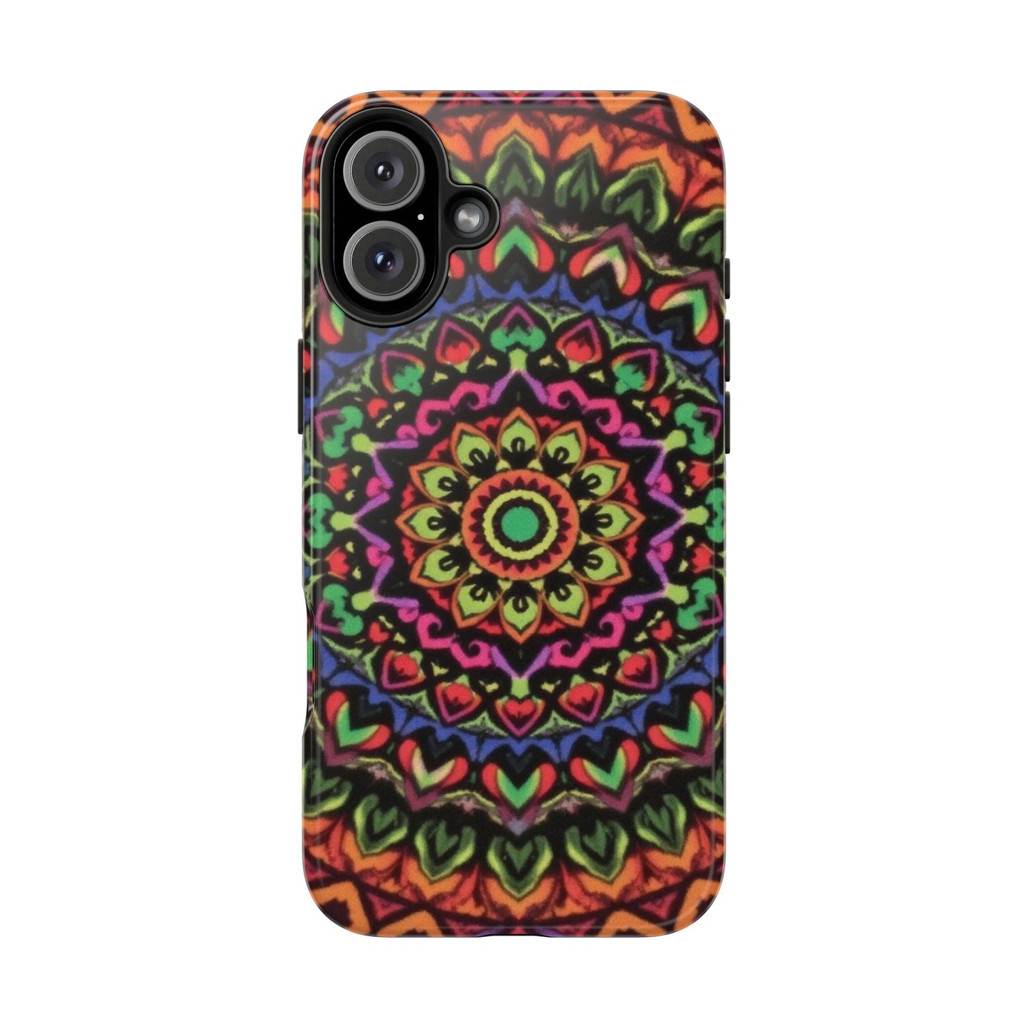 Colorful Mandala Tough Phone Case - Vibrant Designs for Trendy Protection - for iPhone