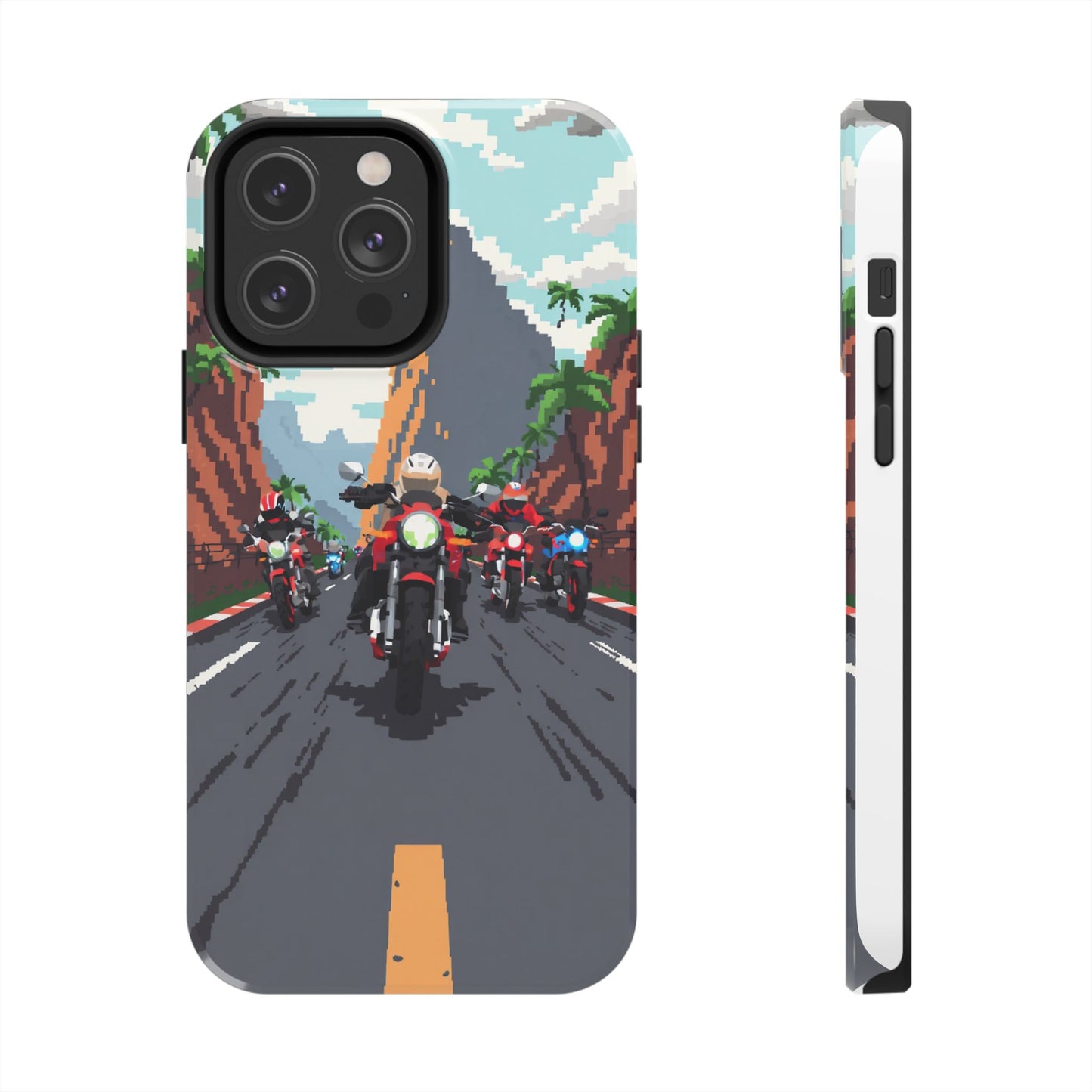 Retro Biker Tough Phone Case - Perfect for Motorcycle Lovers