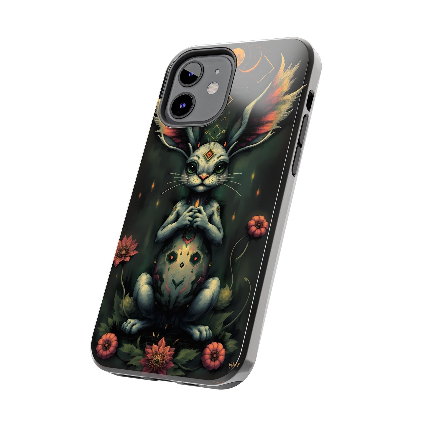 Artistic Rabbit Phone Cases - Unique and Durable Design of Mystical Bunny - for iPhone