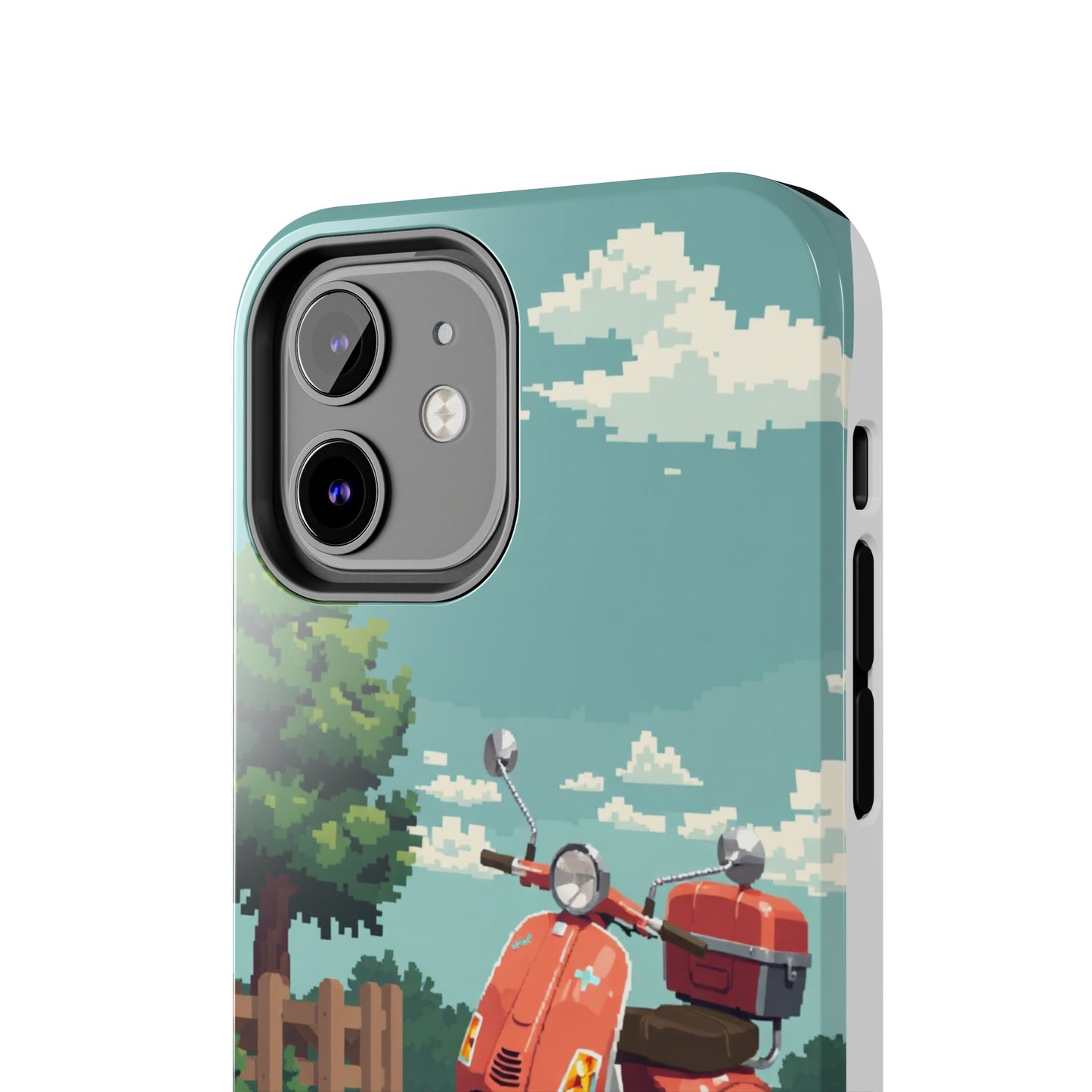 Retro Scooter Phone Case - Tough & Stylish Protection