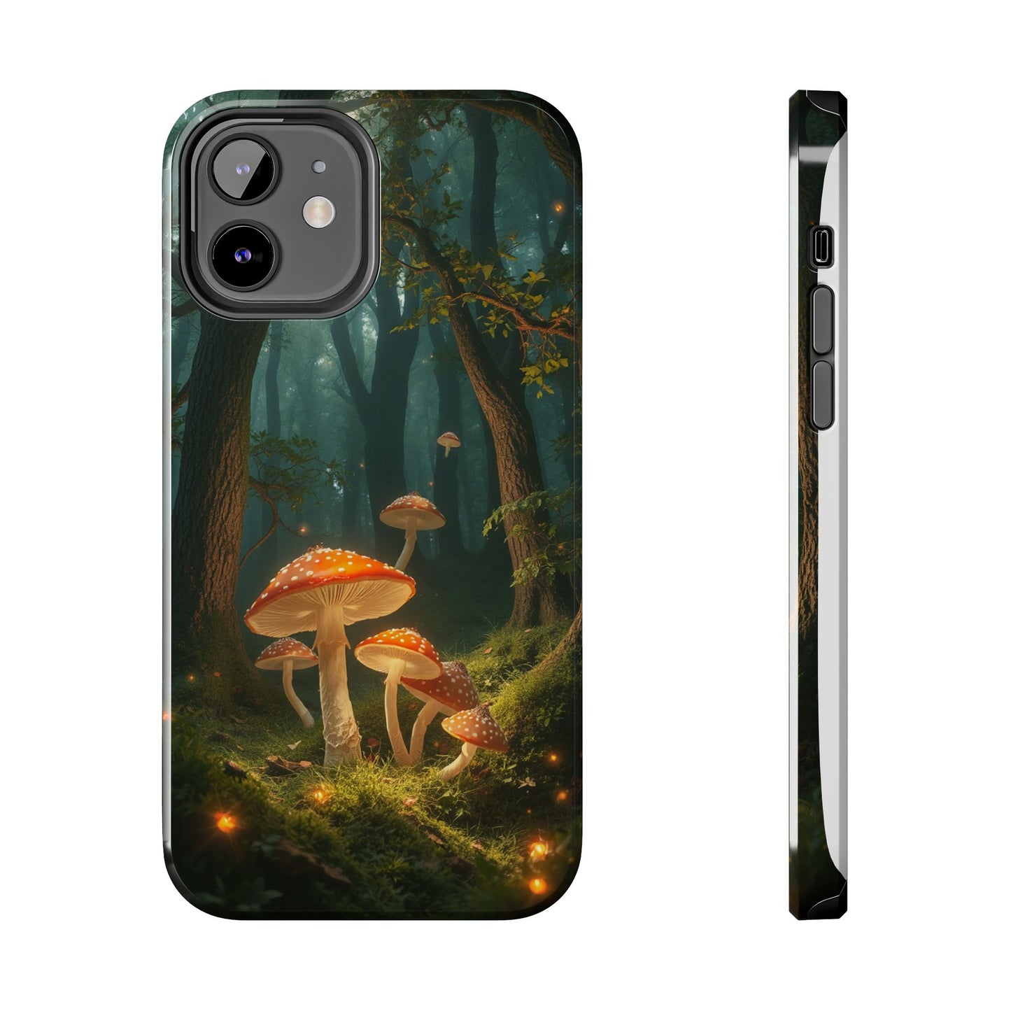 Whimsical Mushroom Tough Phone Case - Forest Fantasy Design